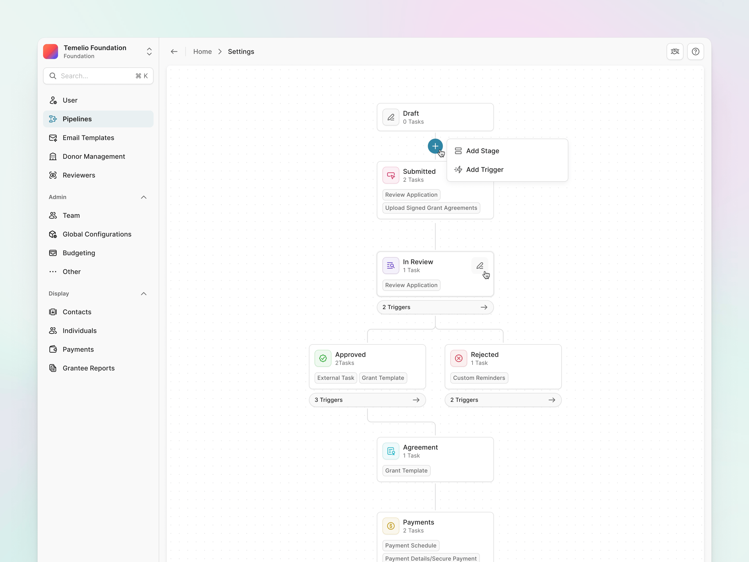 CRM Pipeline Builder