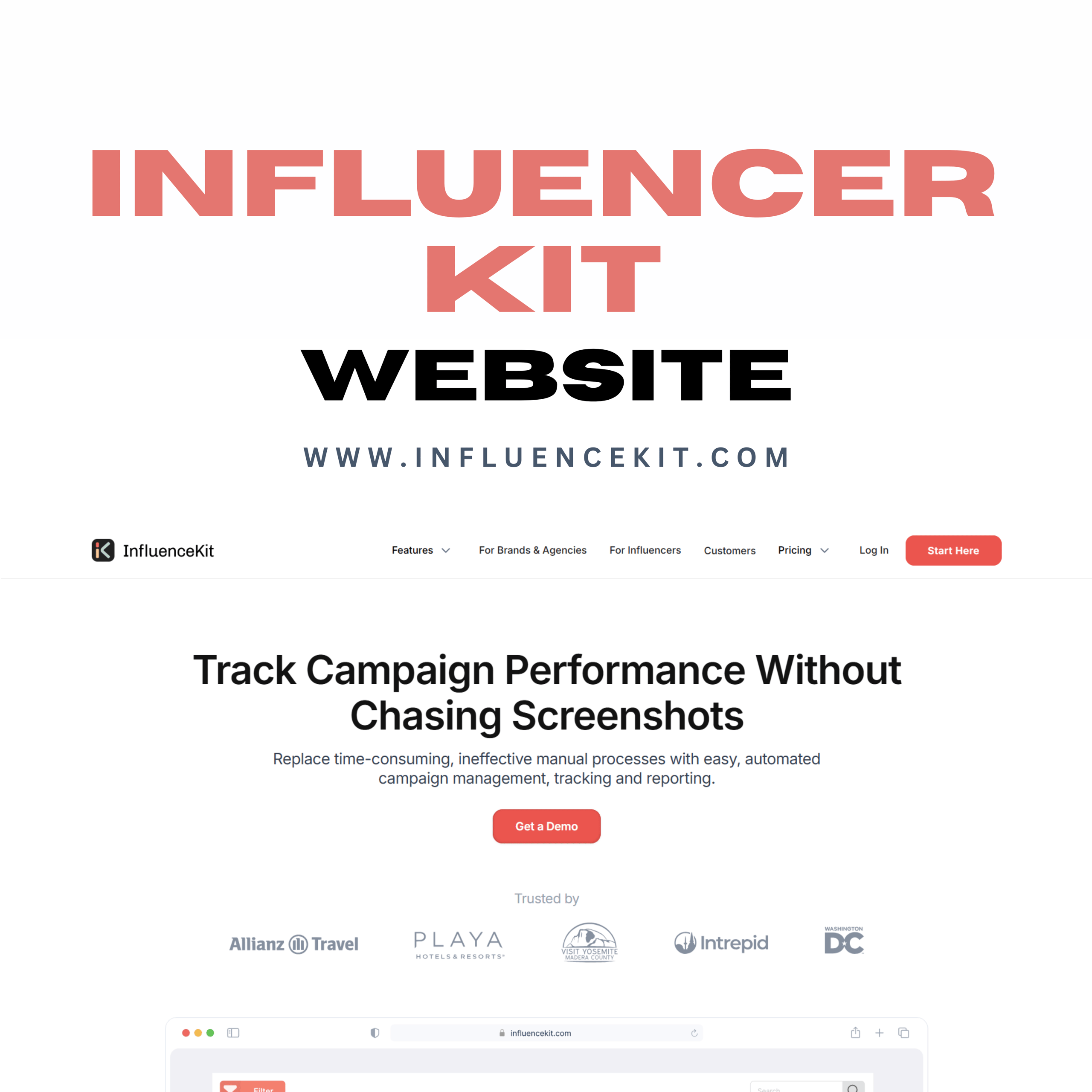 INFLUENCEKIT WEBSITE 