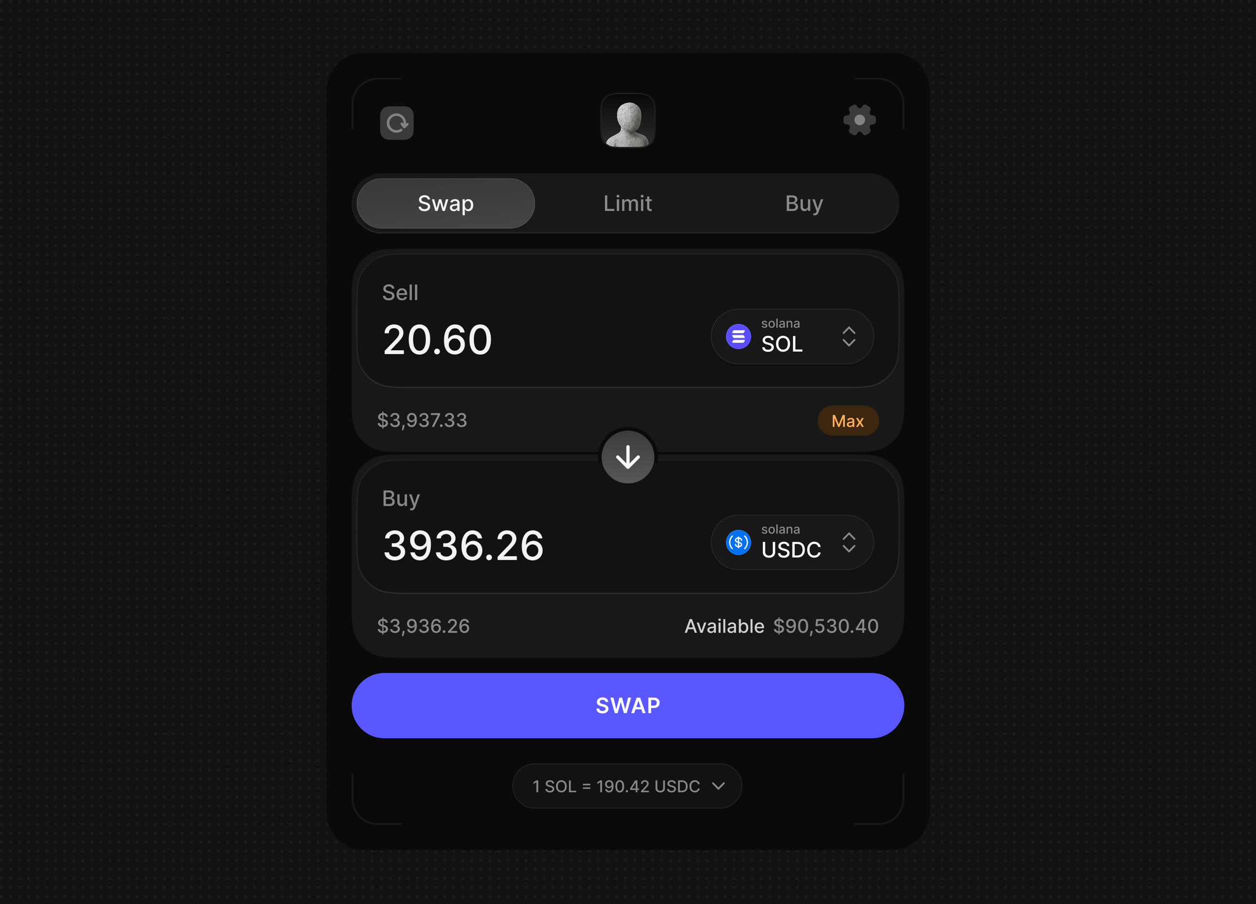 Token Swap UI