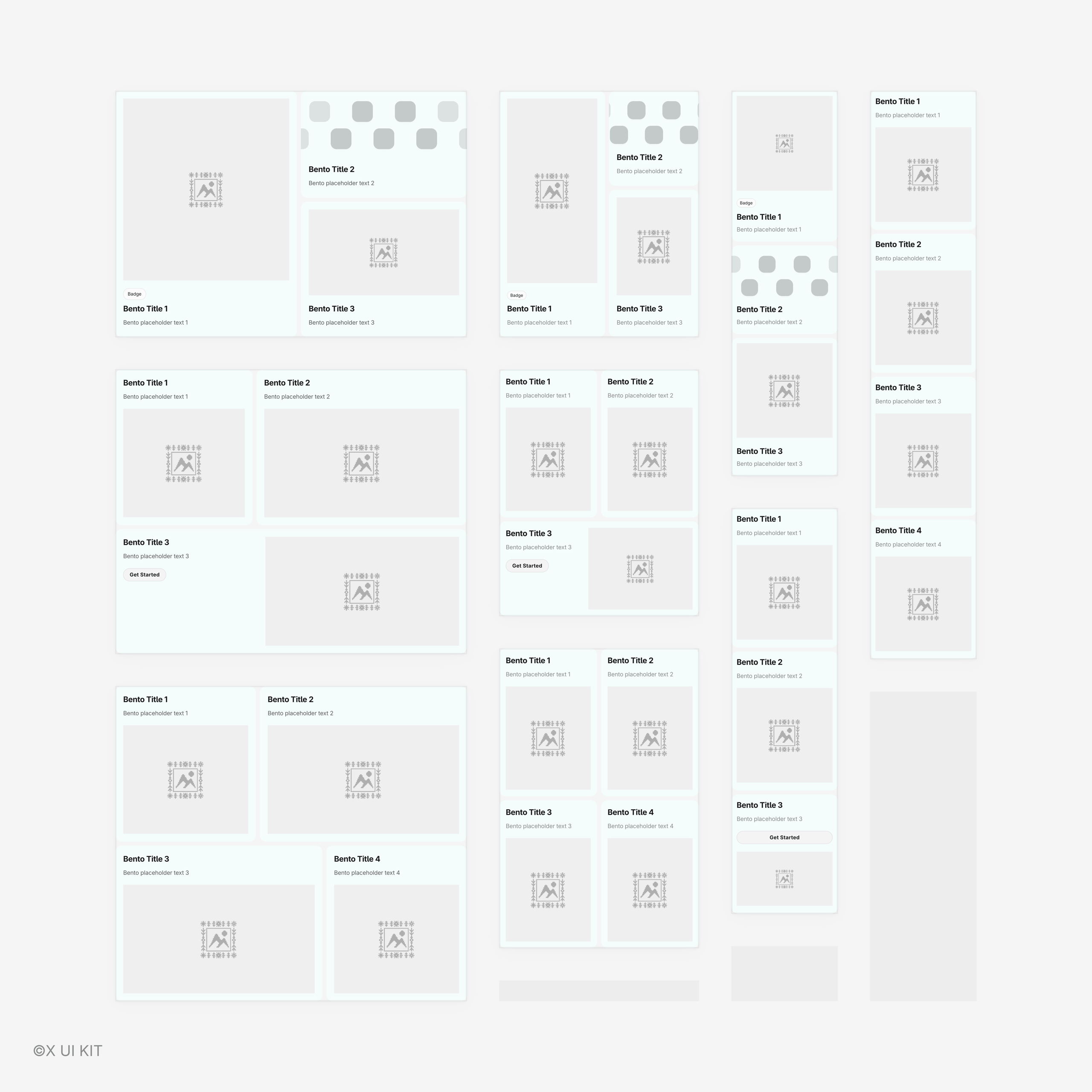 Bento Grid Layout