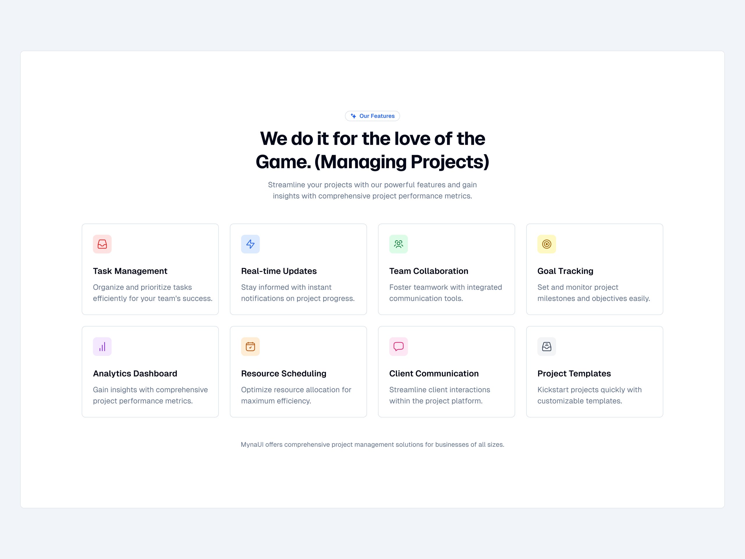 Features Section UI 📥