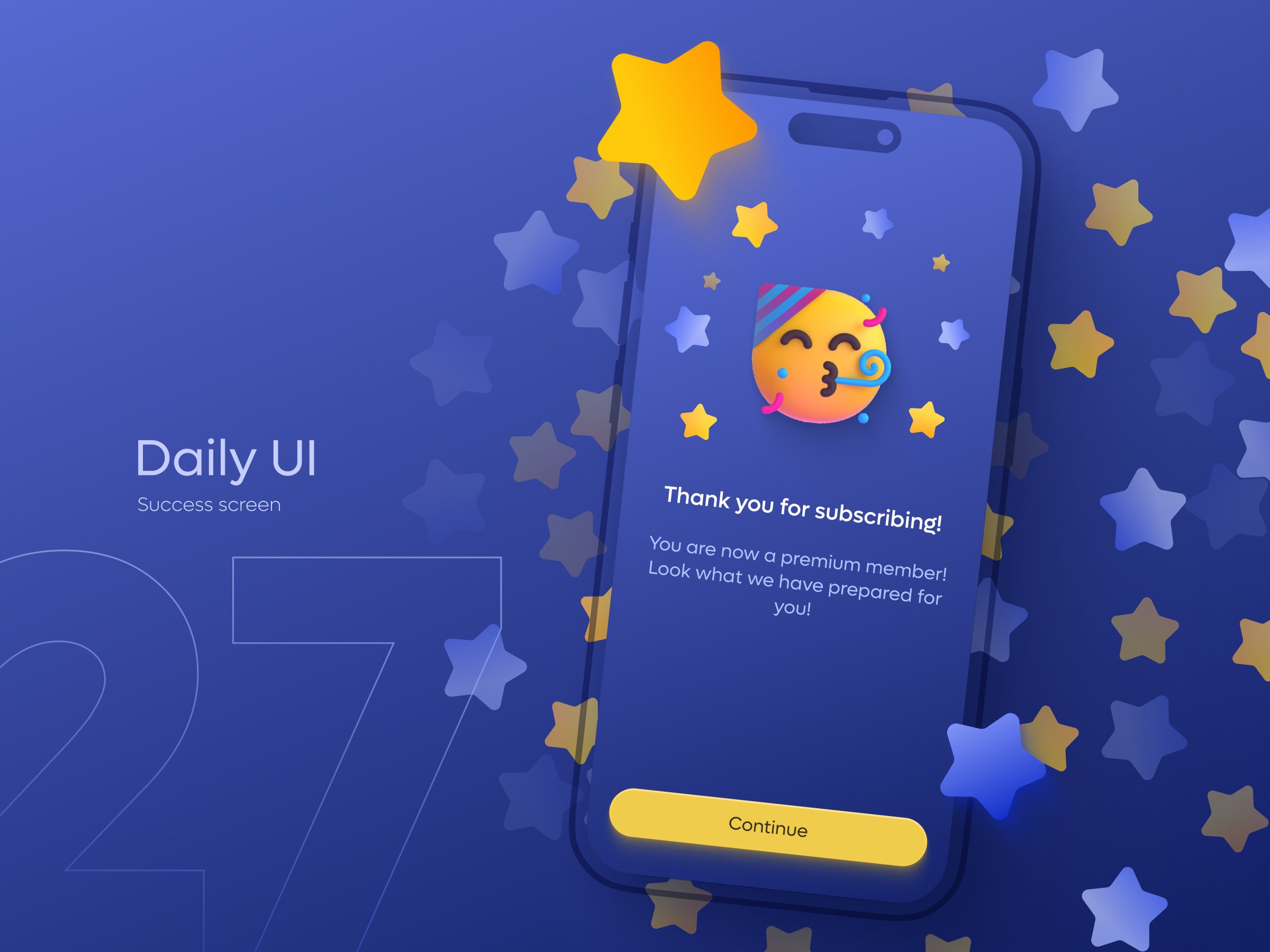Daily UI #27 - Success screen