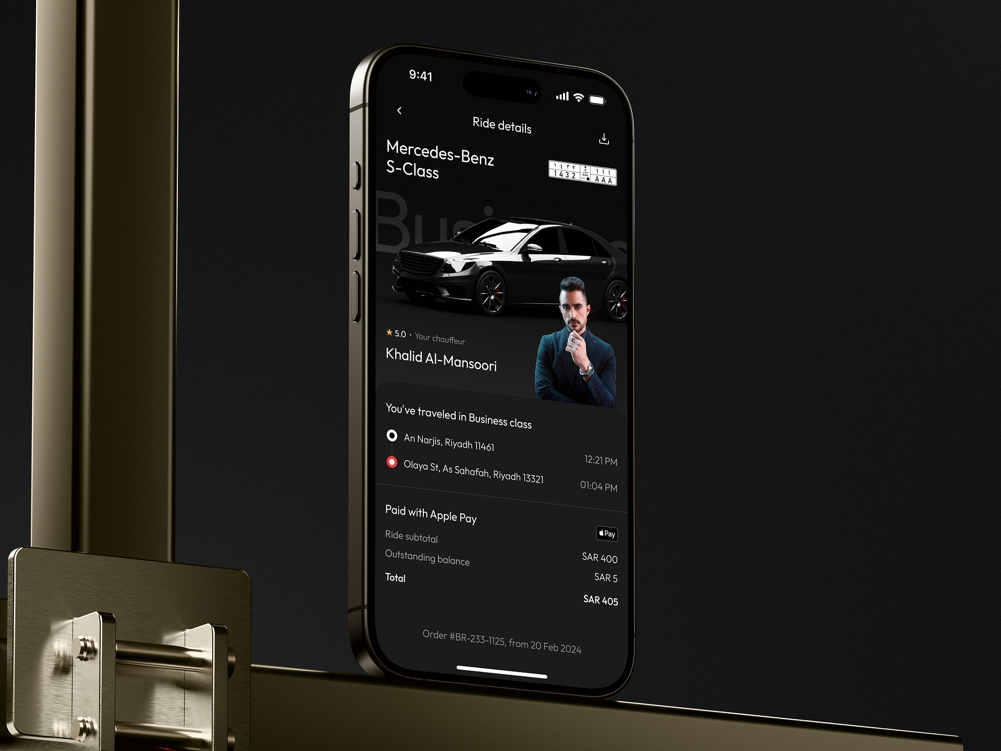High-End Chauffeur Service App