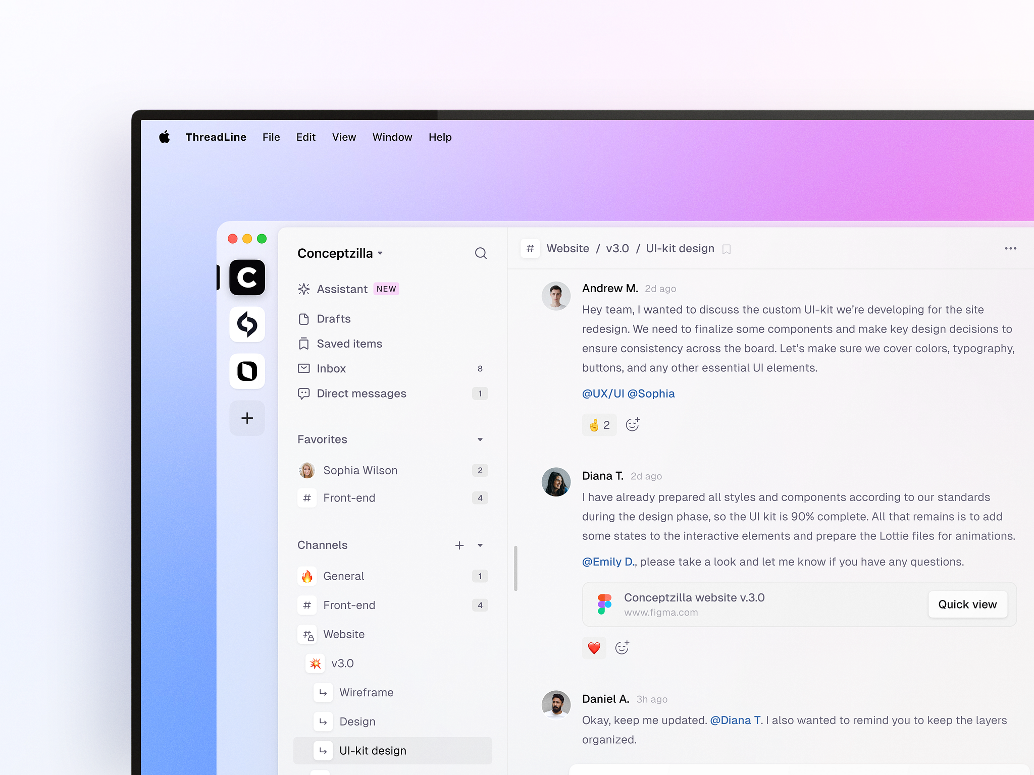 Team Communication Management SaaS Platform