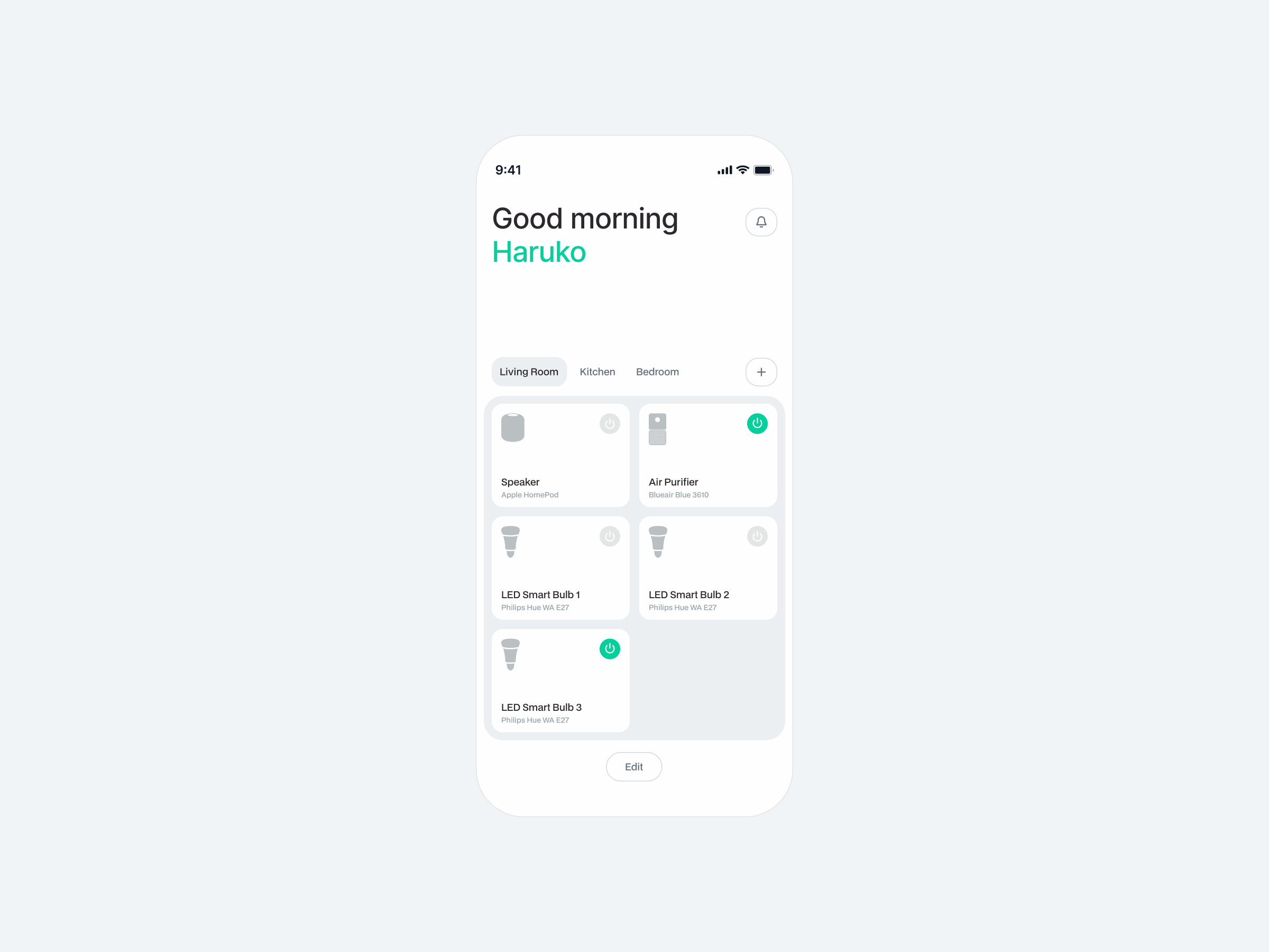 Smart home app