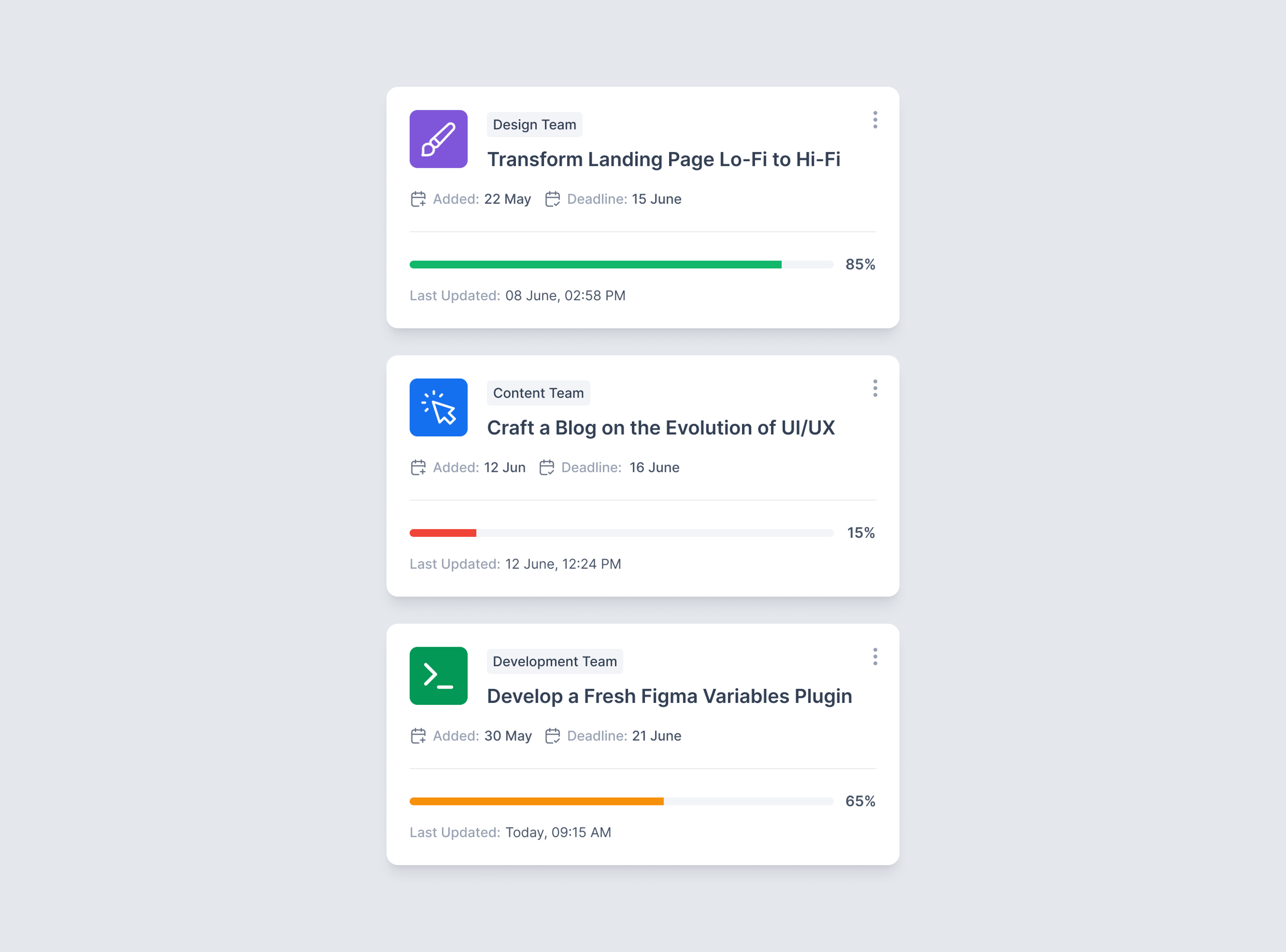 Stay on Top of Tasks with these UI Cards ✨ 🤌