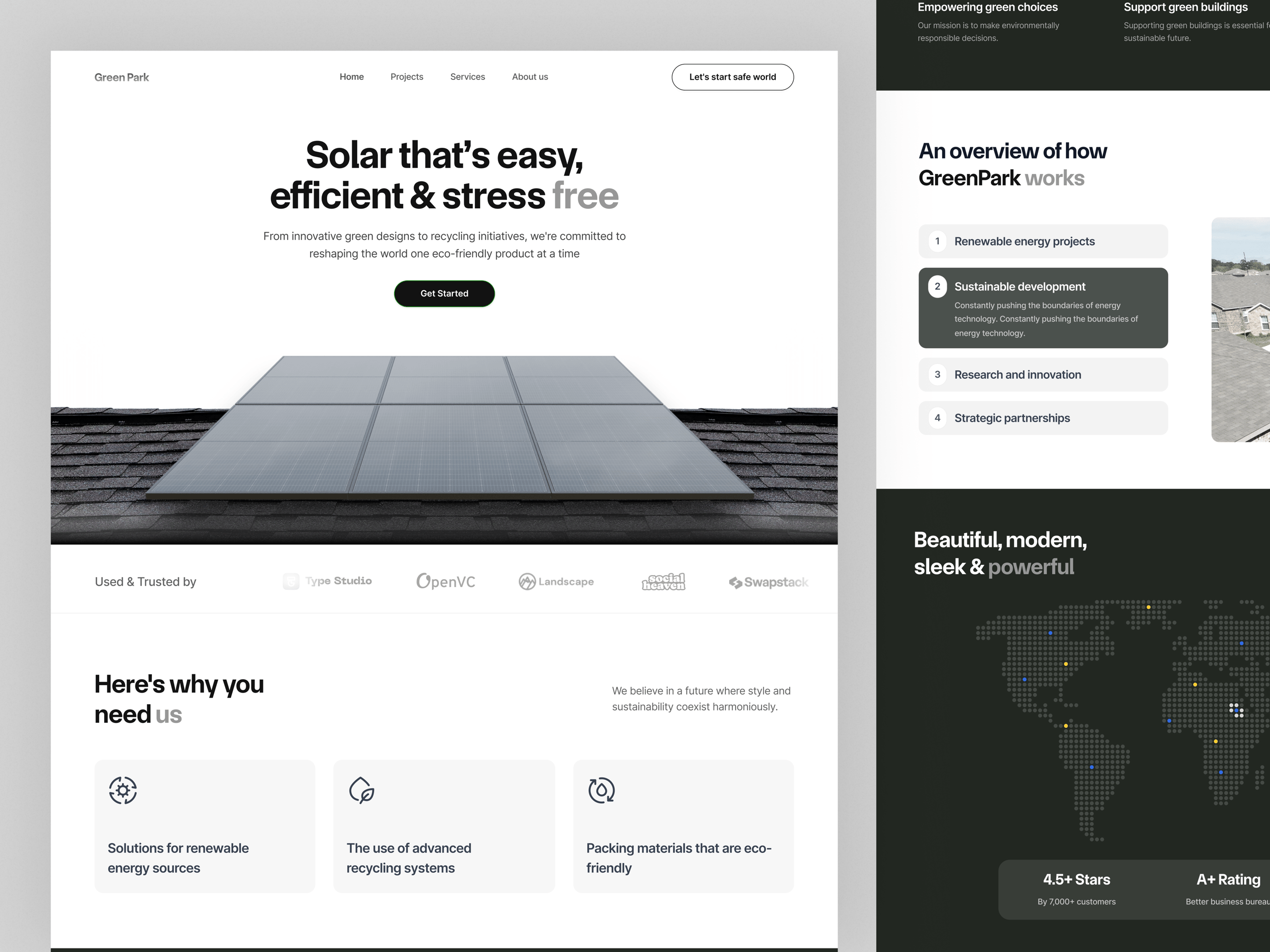 Greenpark - Renewable Energy Website (solar energy)