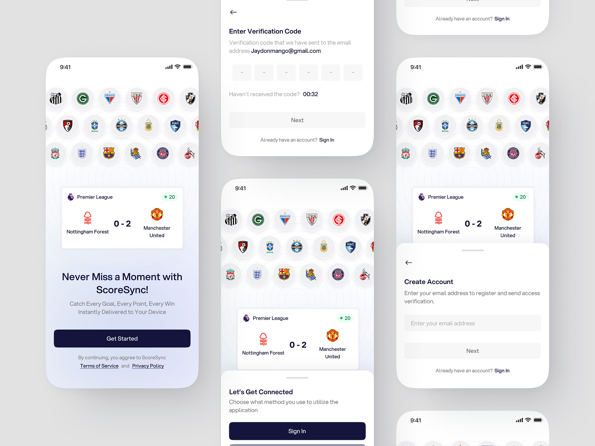 ScoreSync - Live Score App [On Boarding]