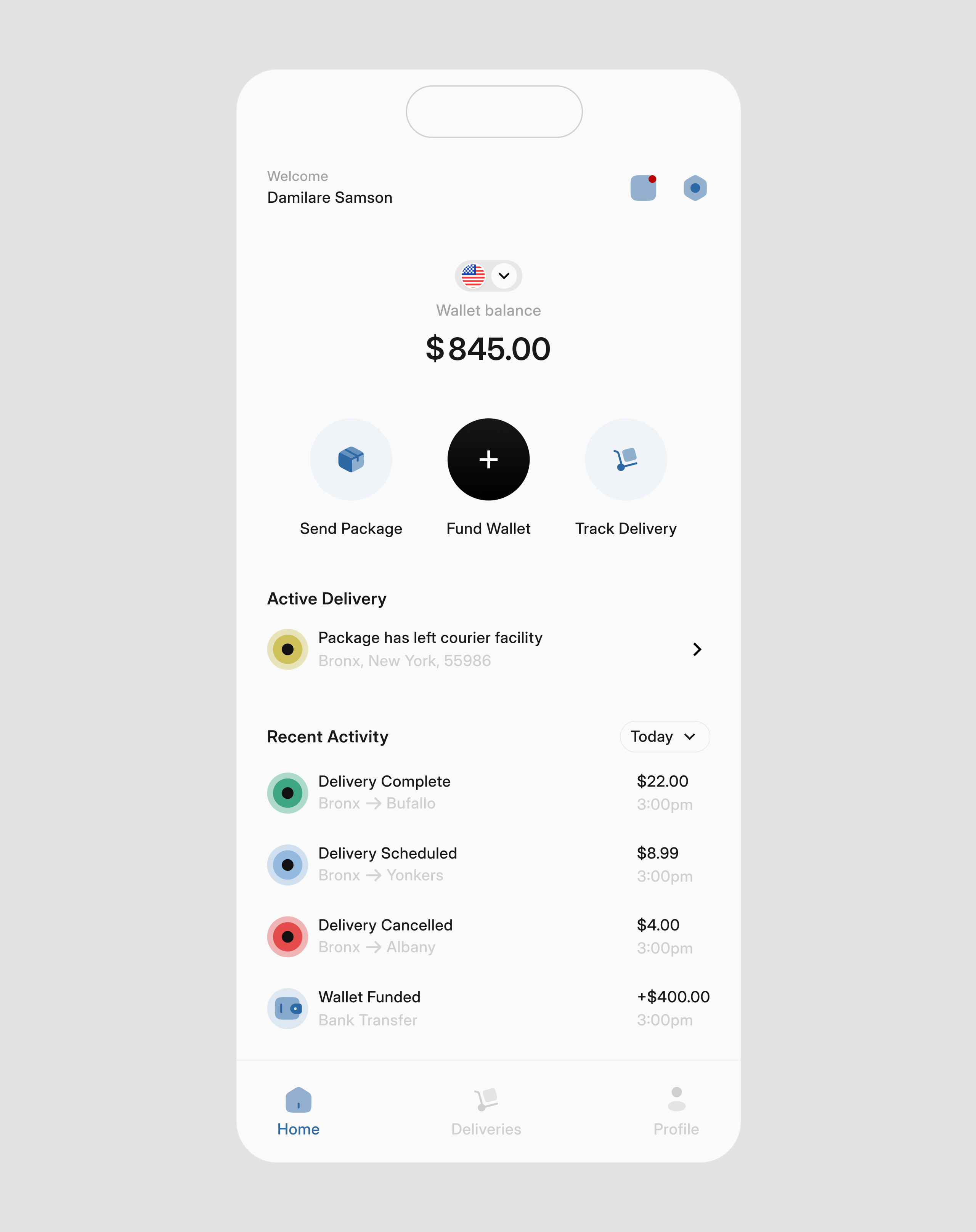 SwiftSend { Courier Service Mobile App }