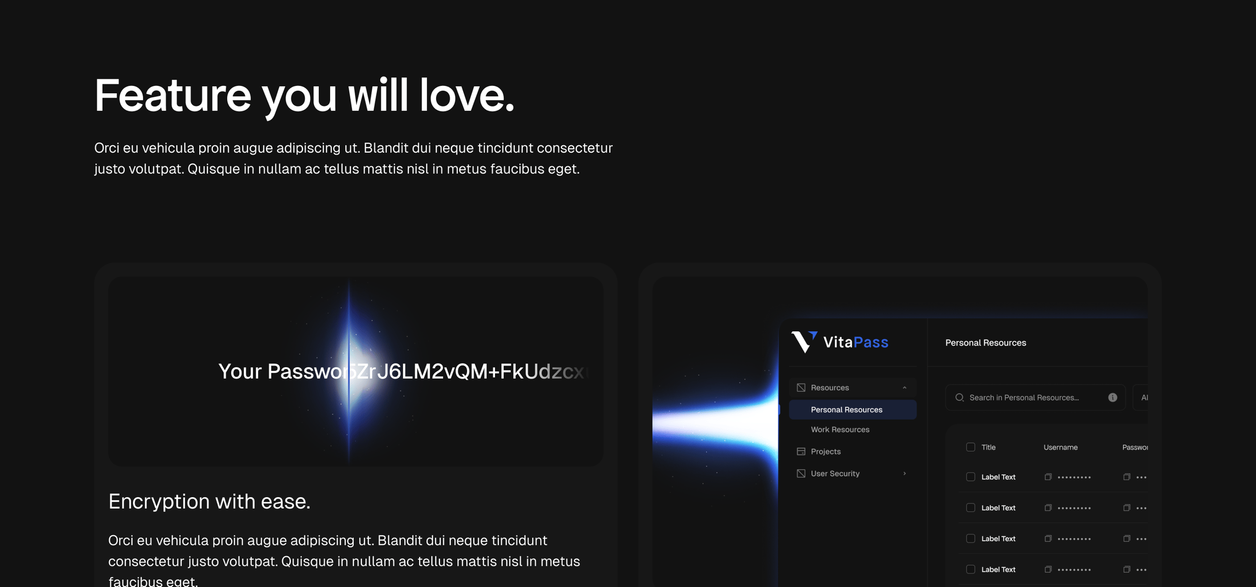 Features, sneak peak