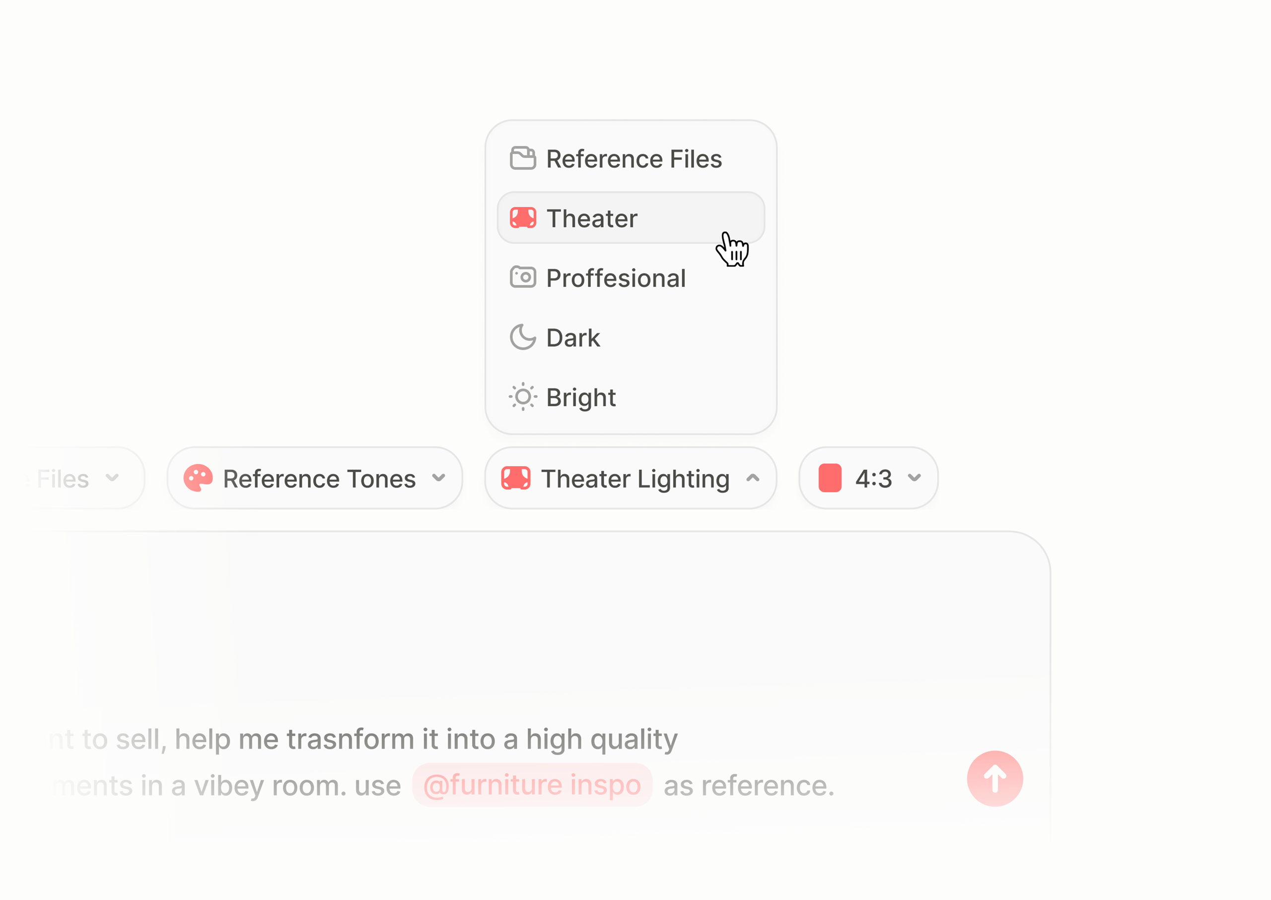 AI Image Generation | Lighting selector

