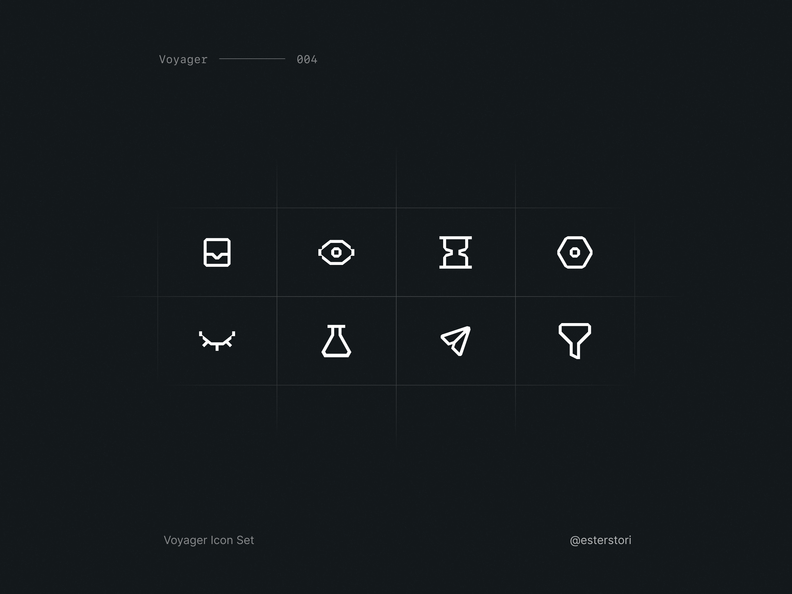 Futuristic icons