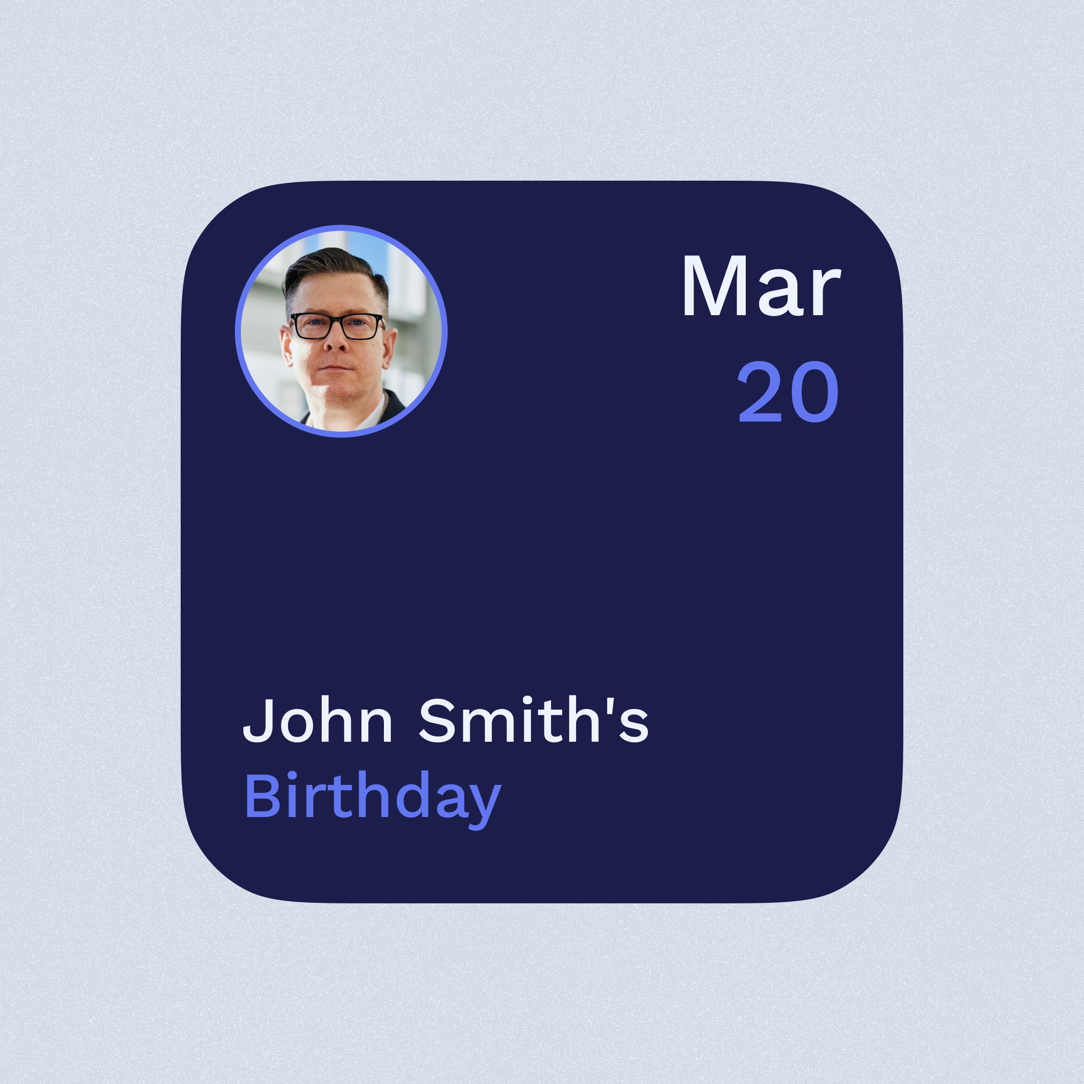 Birthday reminder