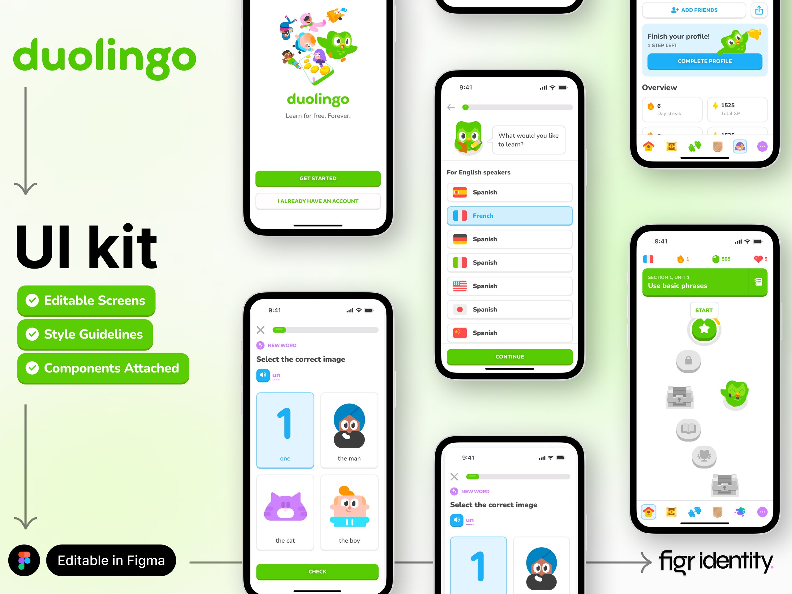 Duolingo UI Kit