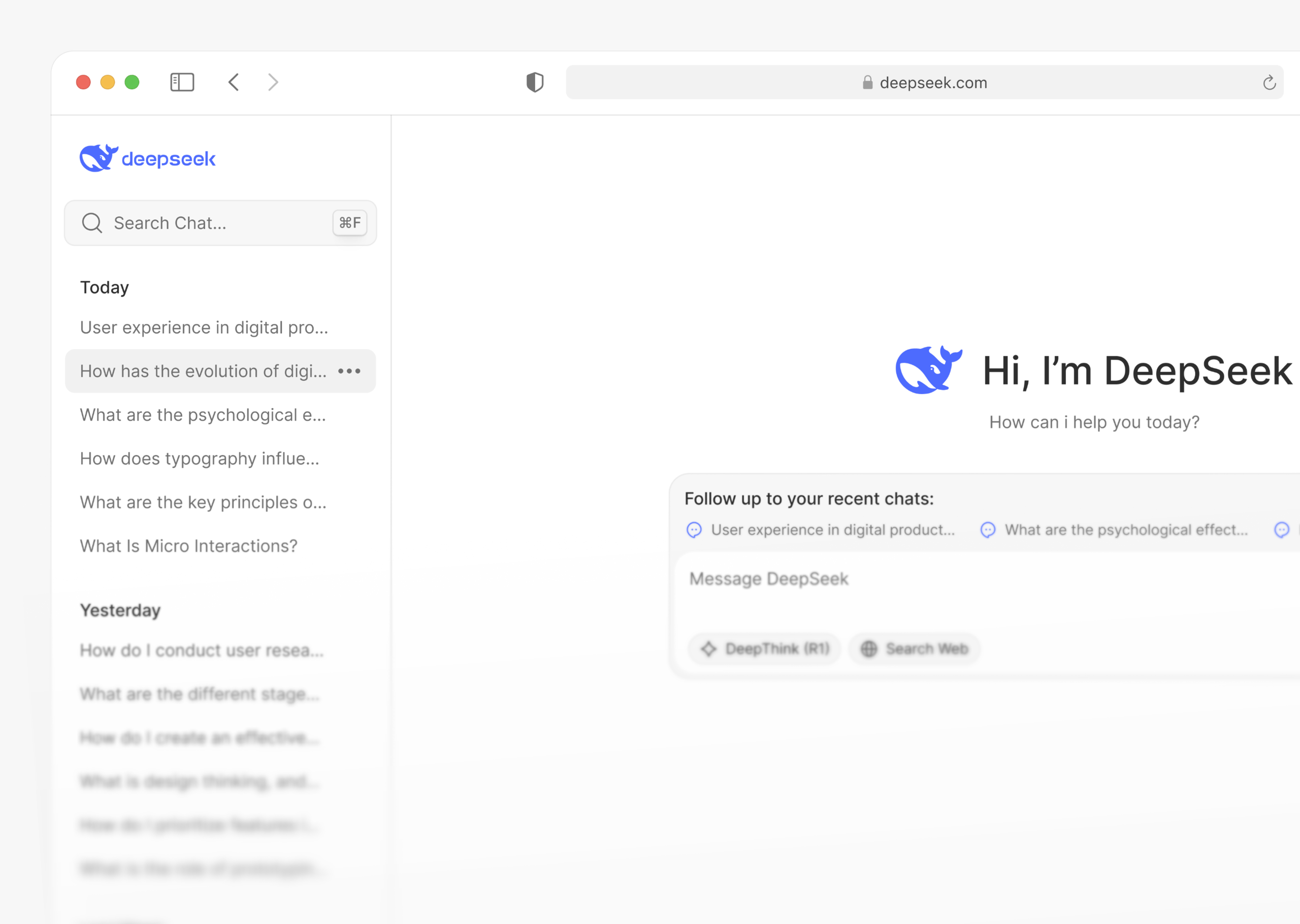 DeepSeek AI Chat 🐳