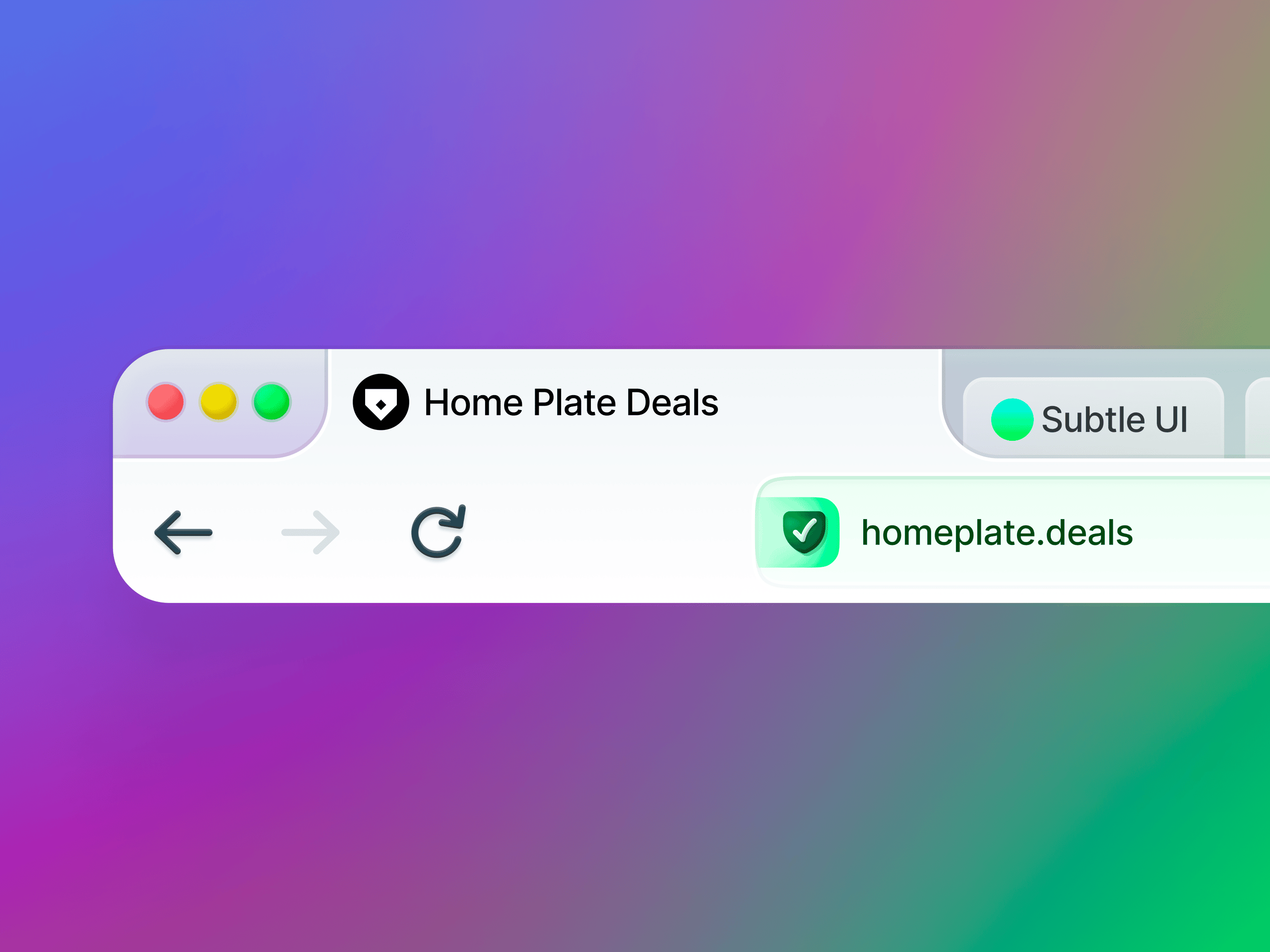 Subtle UI Browser Frame - Light Mode v3