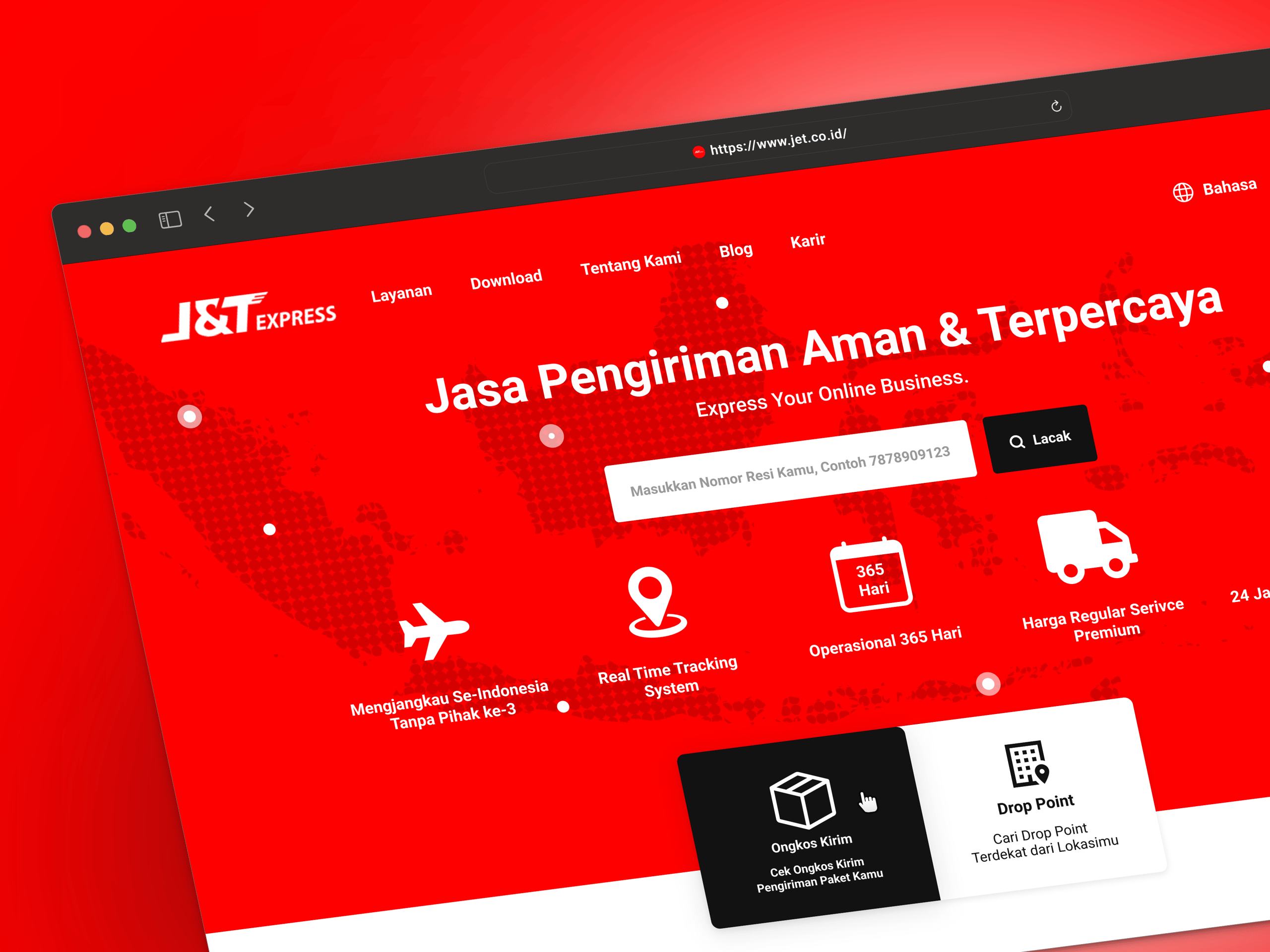 Logistic Tracker Website