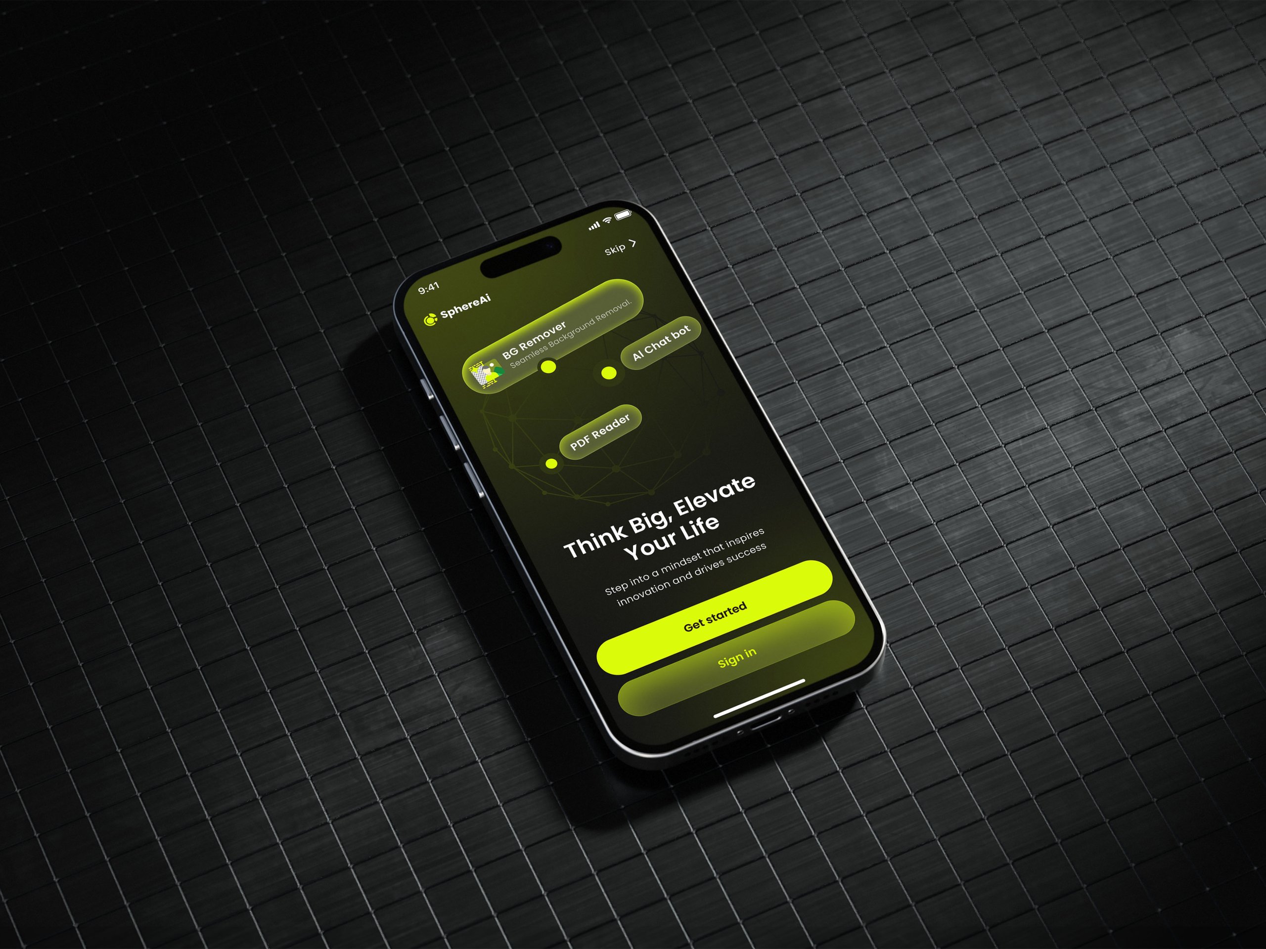Onboarding screen