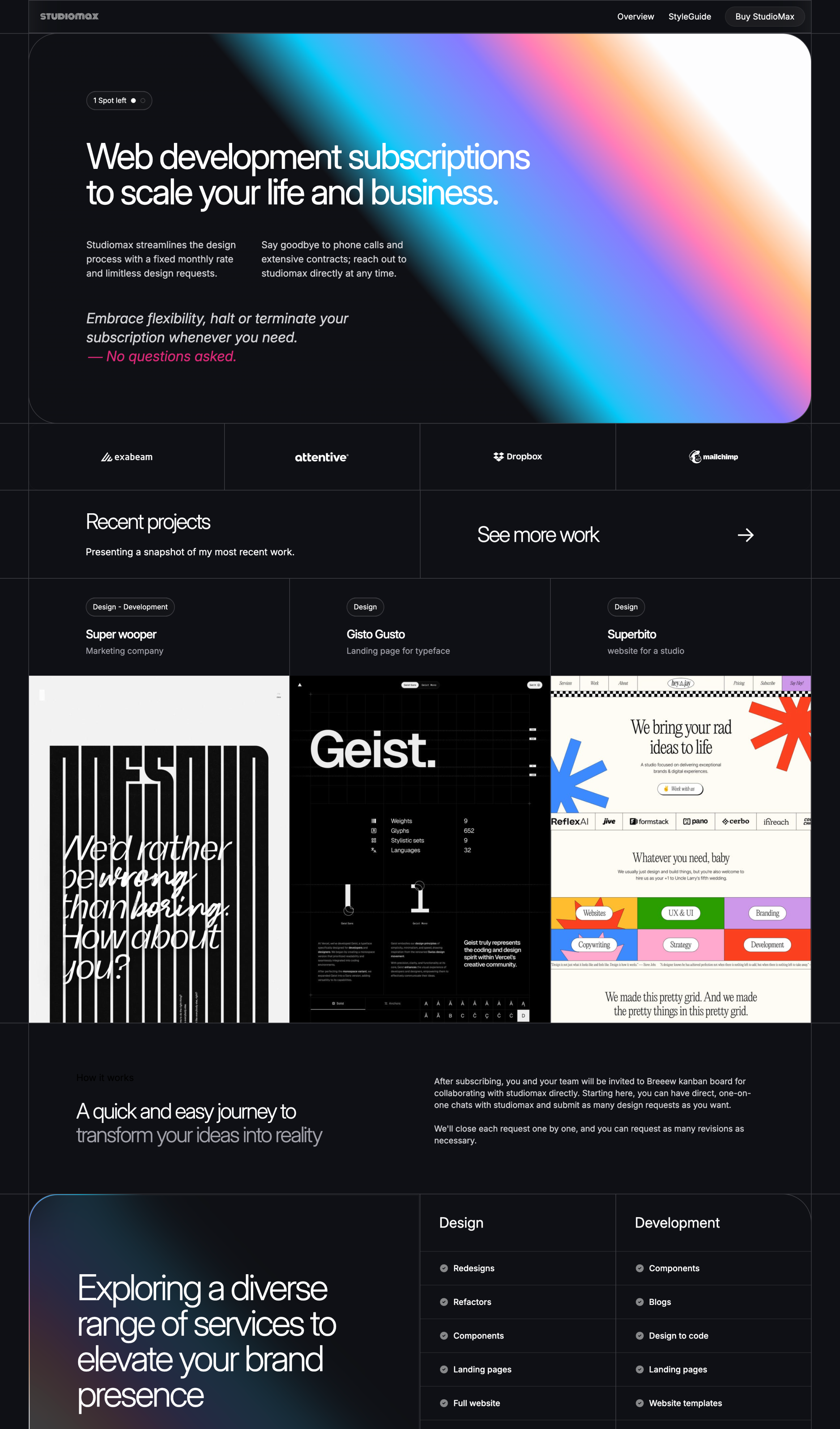 StudioMax – Agency multipage theme Built with Astro, Tailwind CSS & MDX
