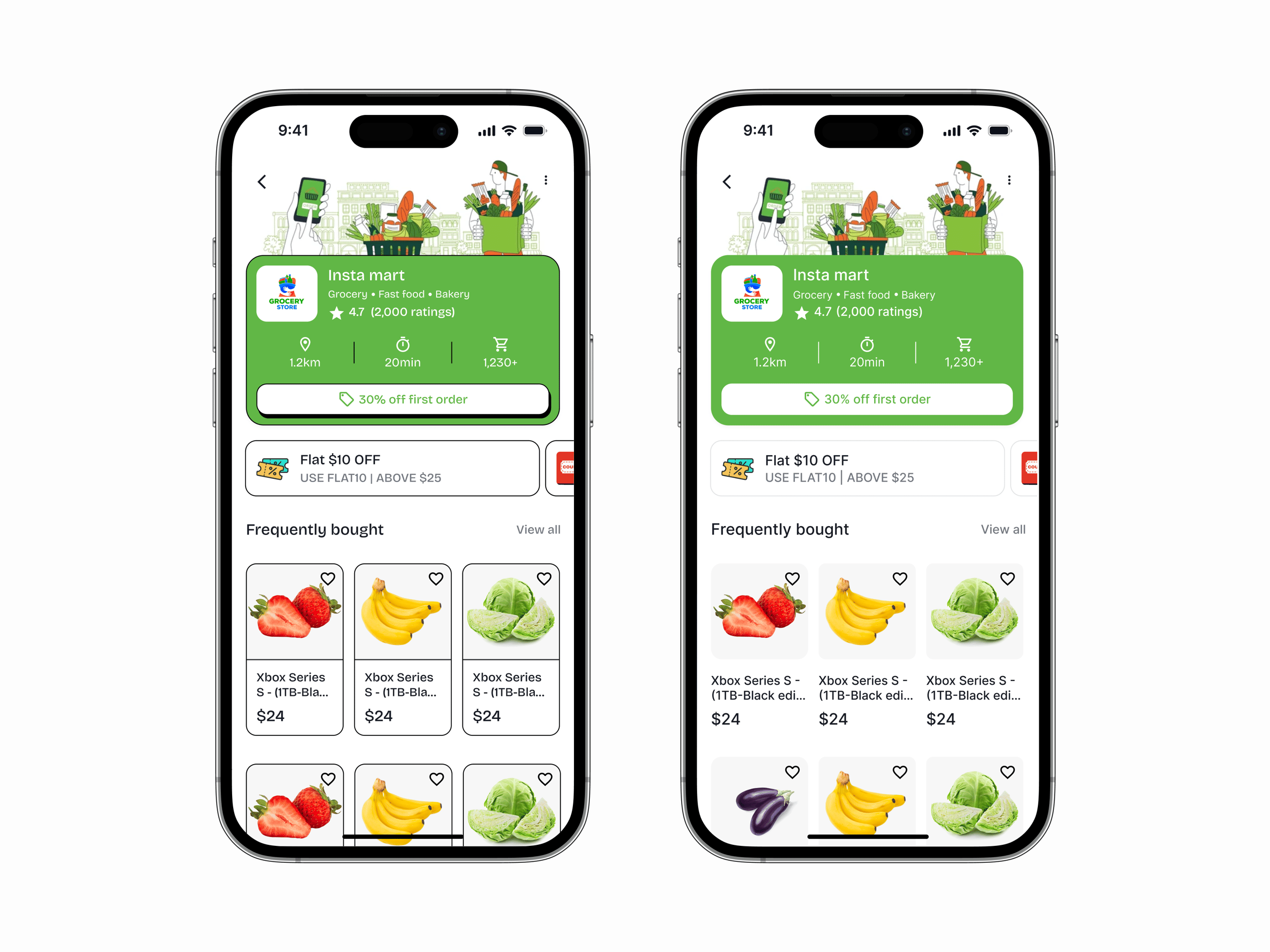 Grocery App - Figr Identity