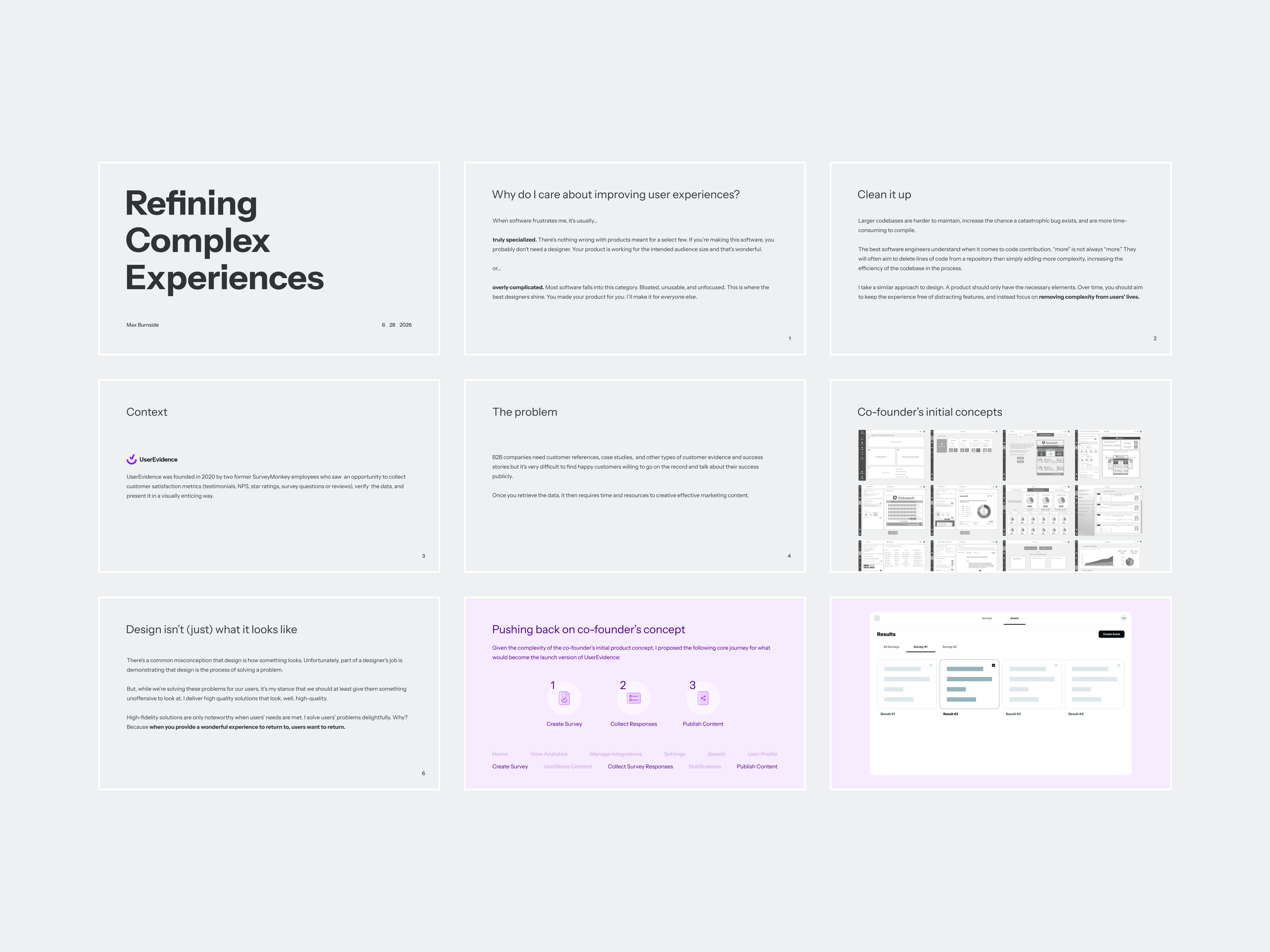 Design Presentation Slides