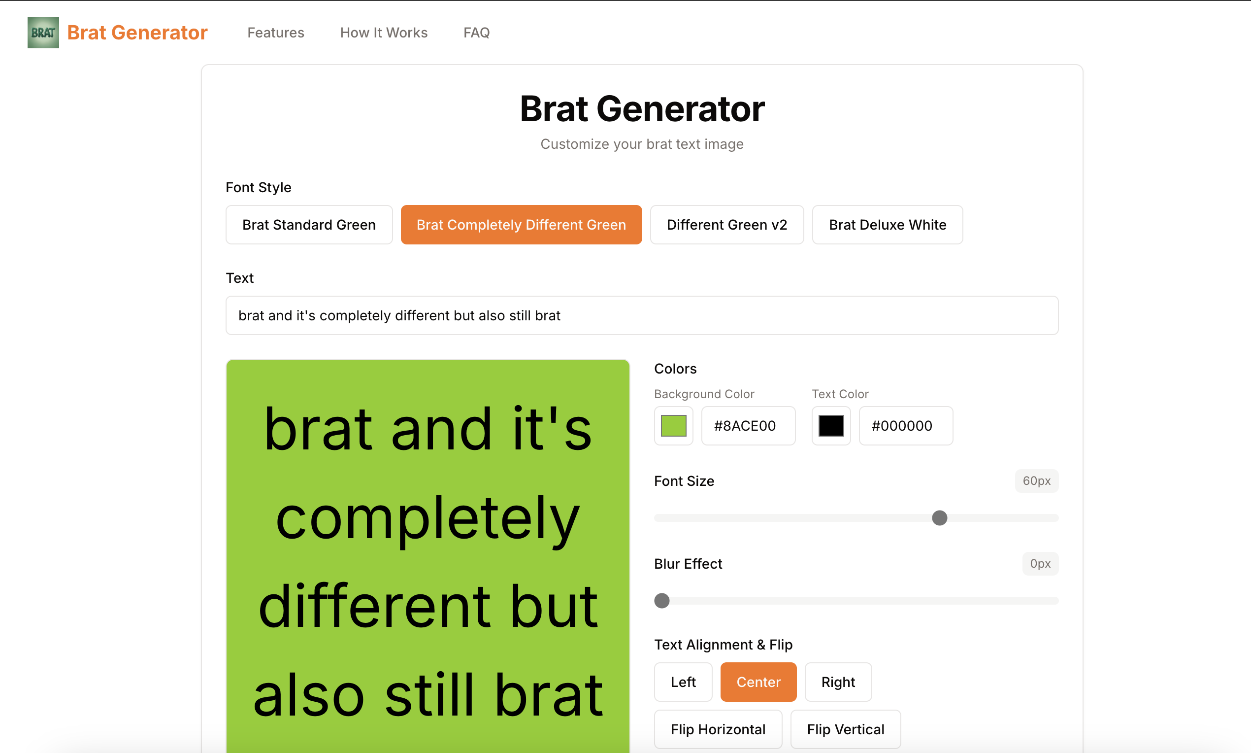 Brat Generator