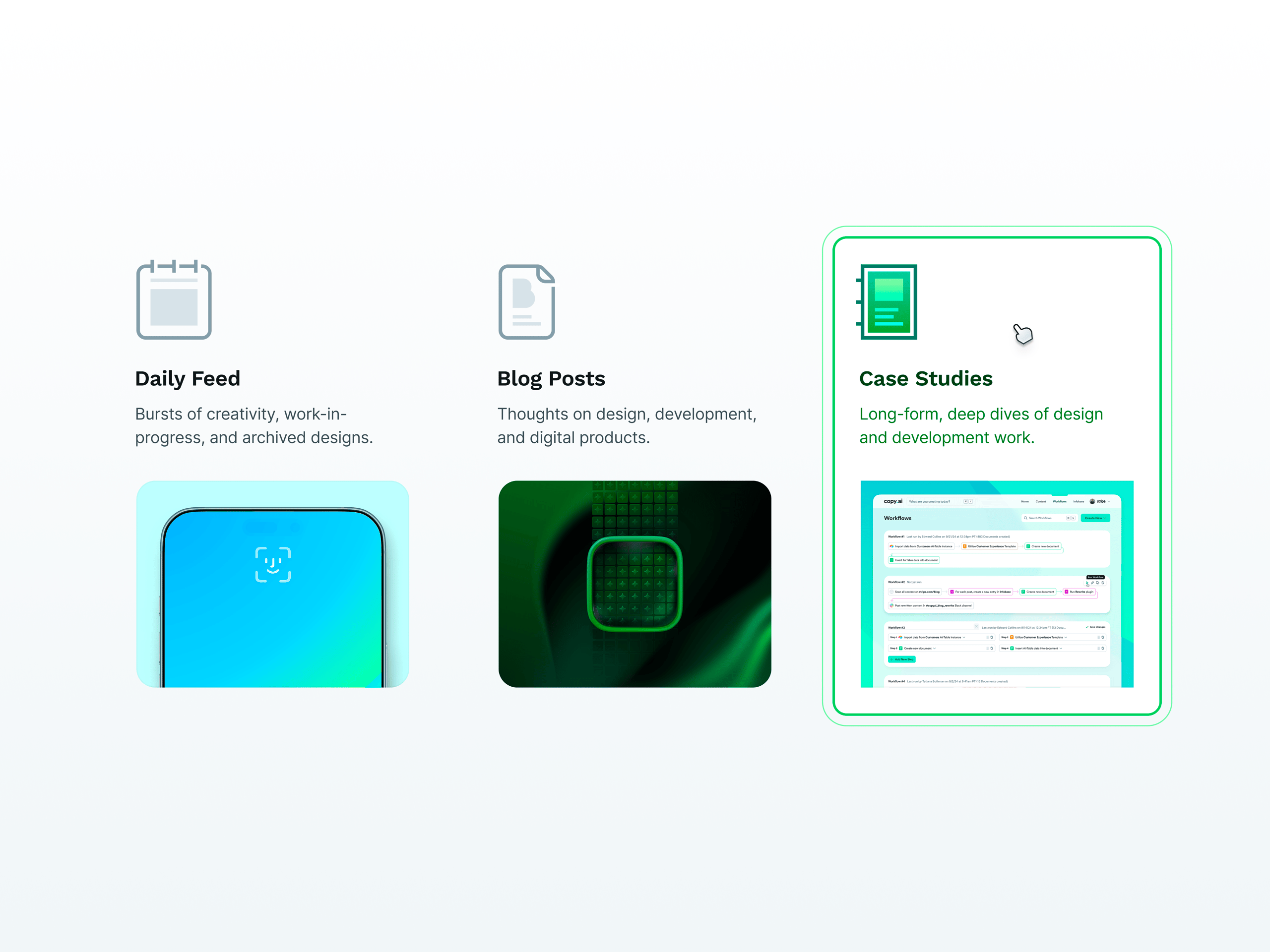 Personal Site Navigation Card Updates