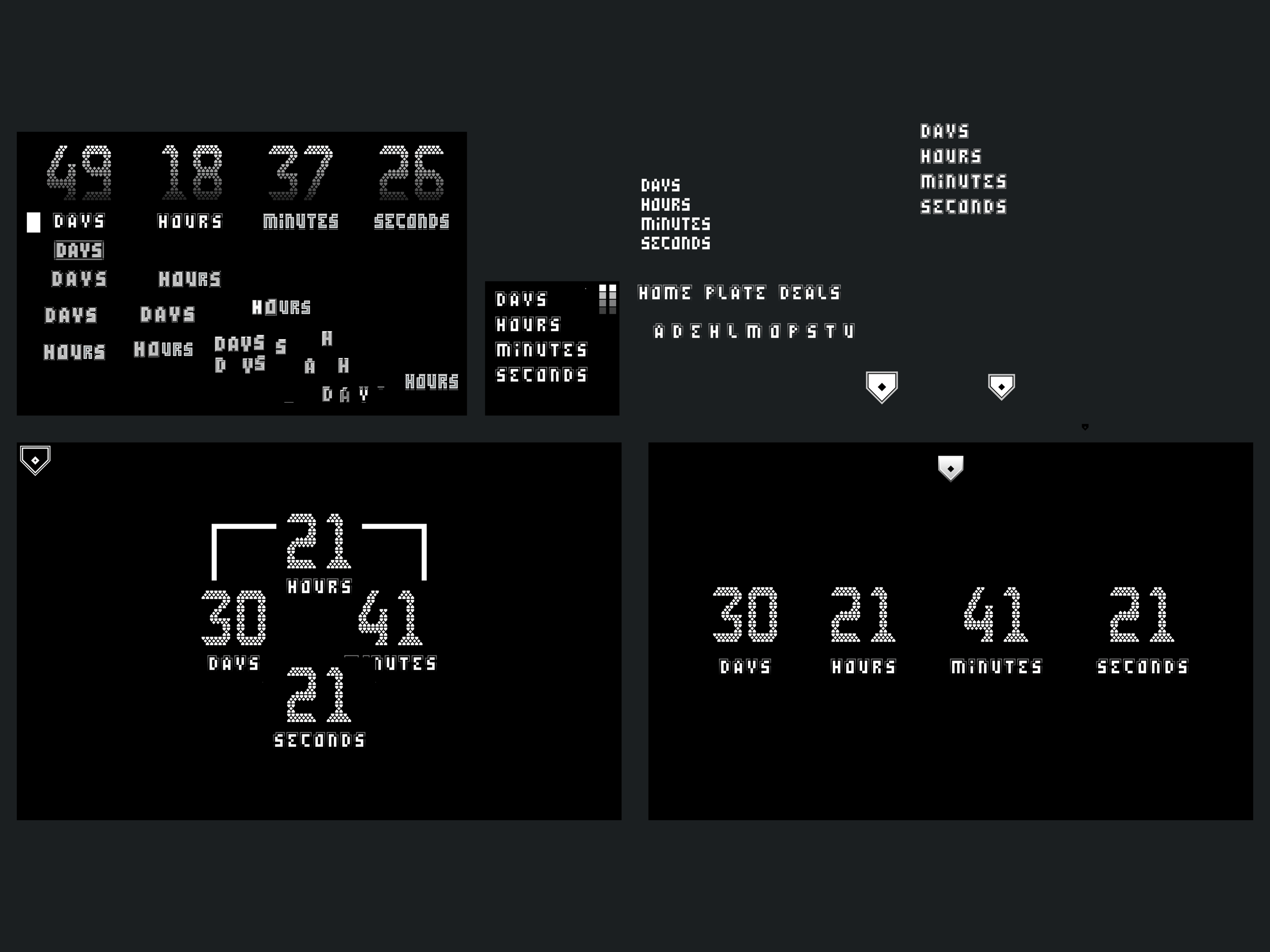 Home Plate Deals Countdown Visuals