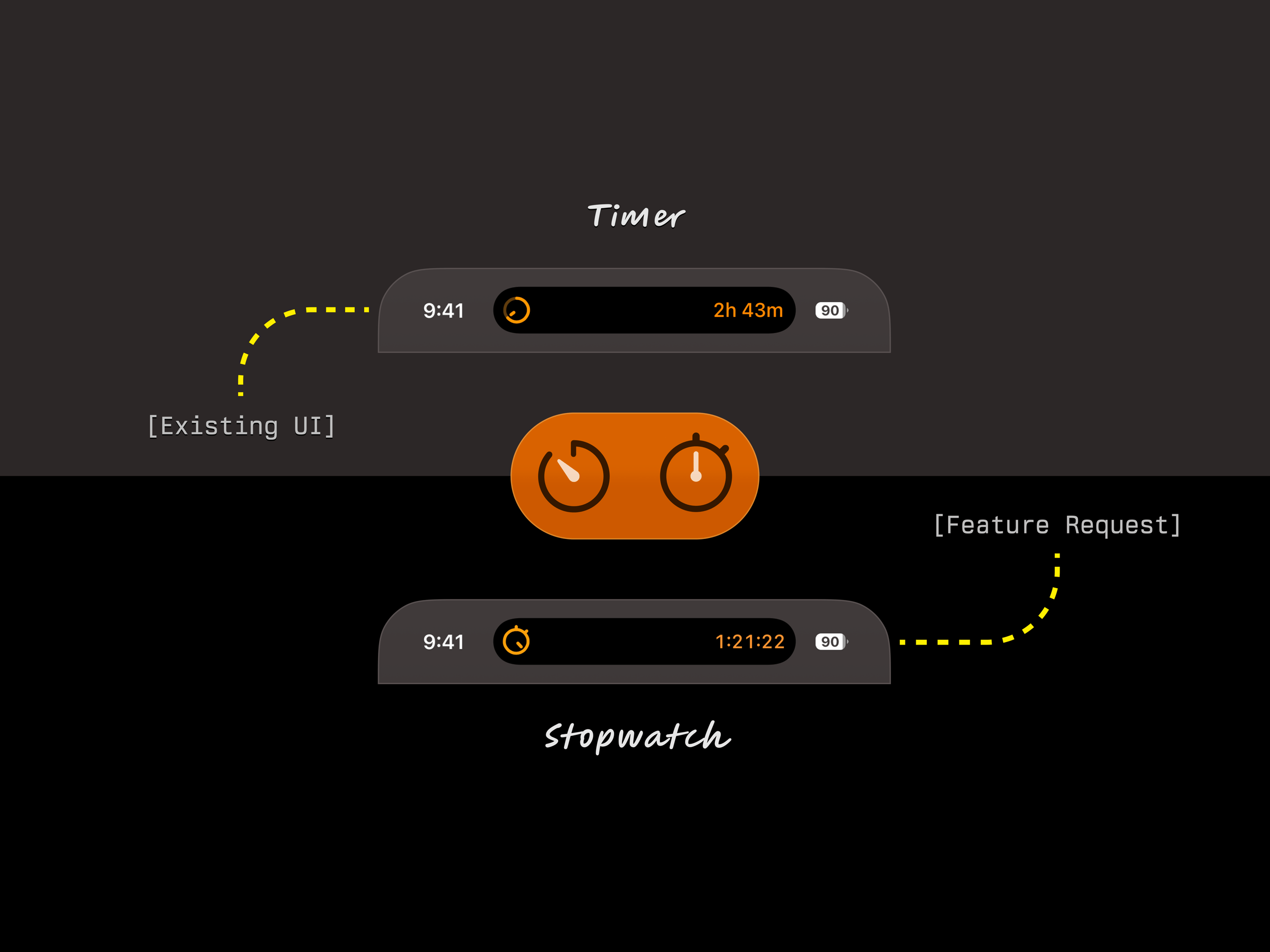 iOS 26 Stopwatch Dynamic Island Priority Feature Concept