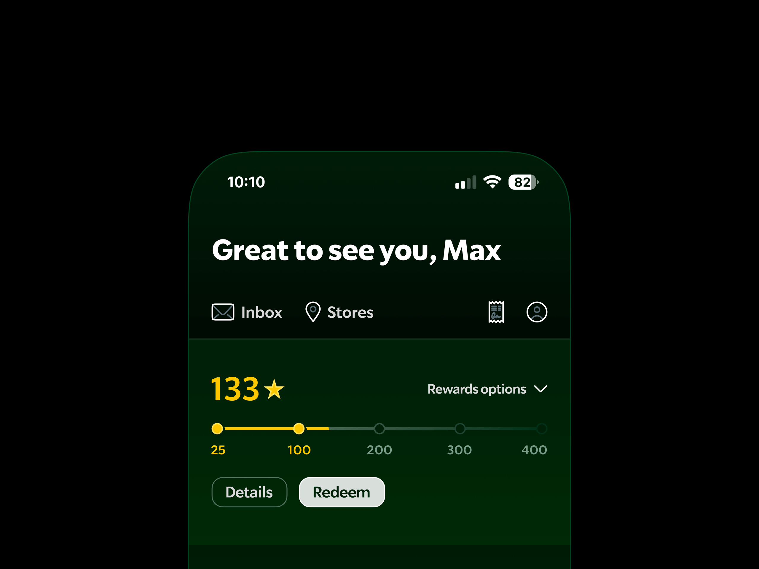 Starbucks iOS Dark Mode Concept