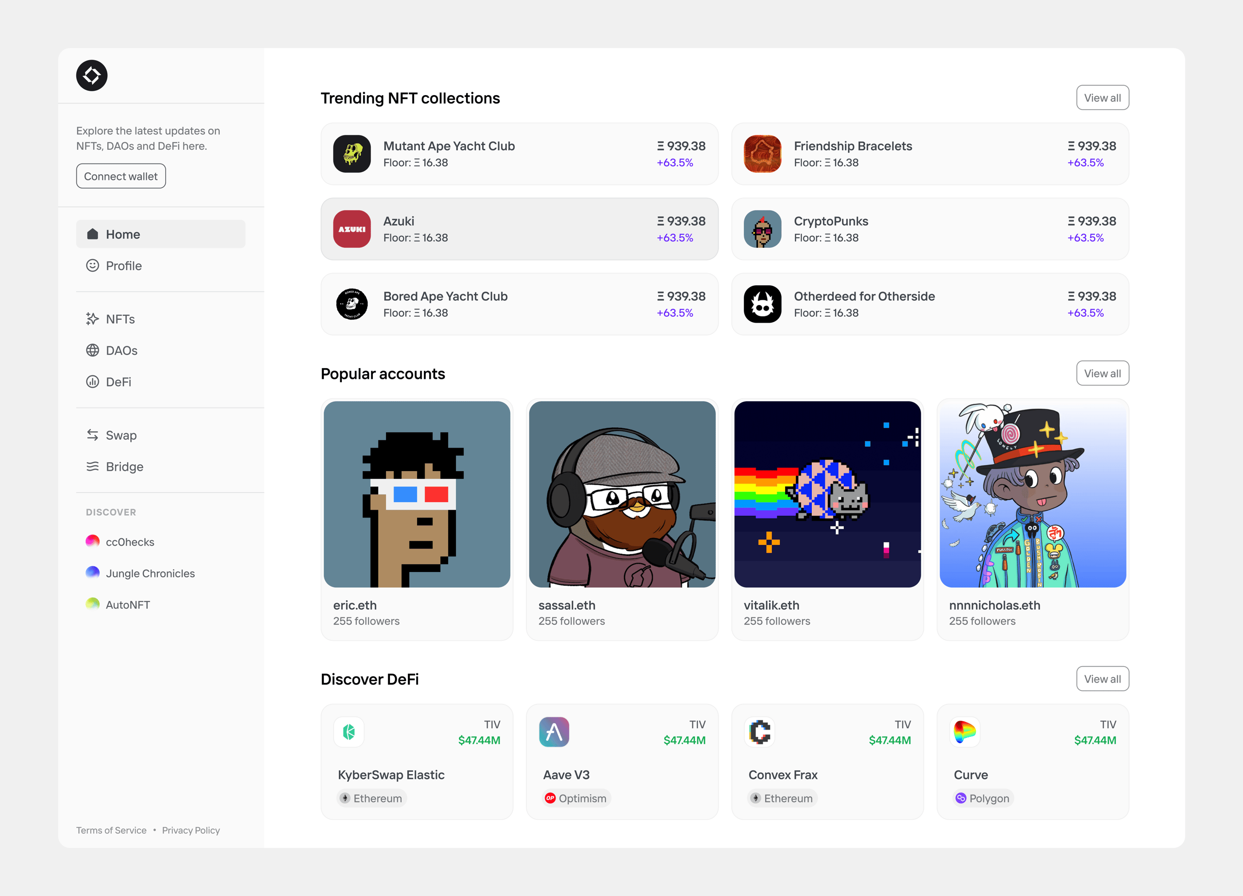Zapper — UI Exploration