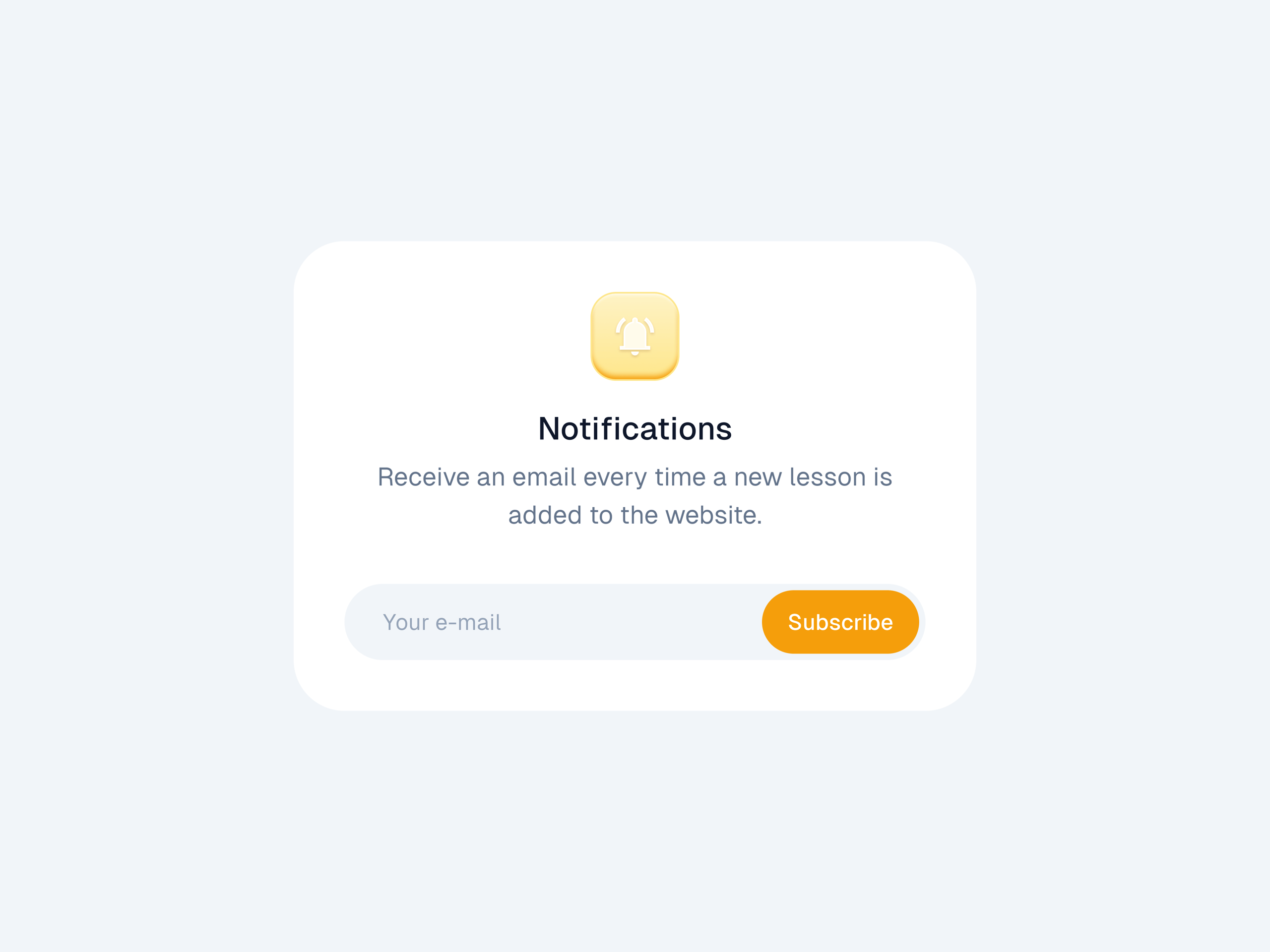 Notifications Modal