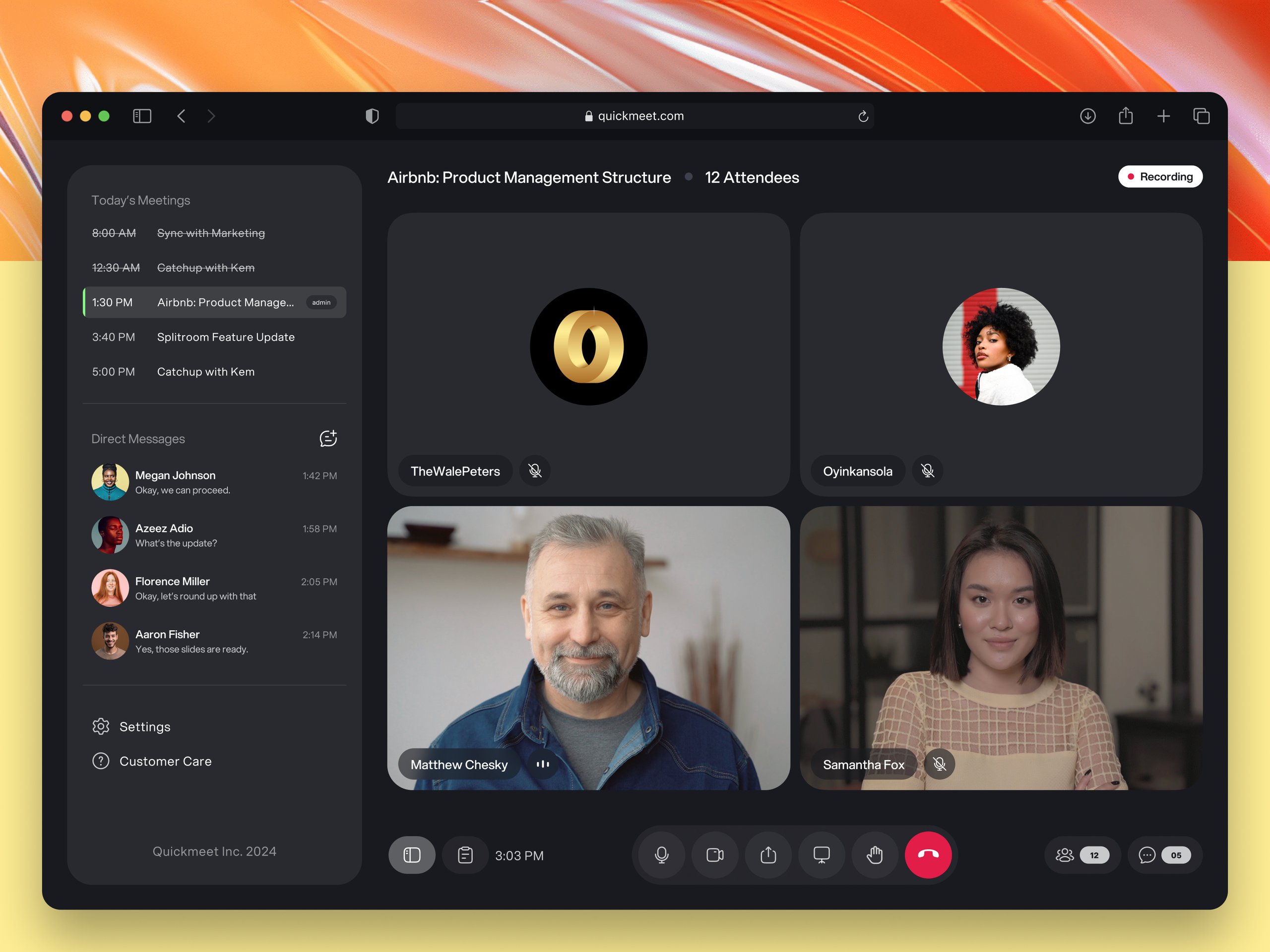 Quickmeet App