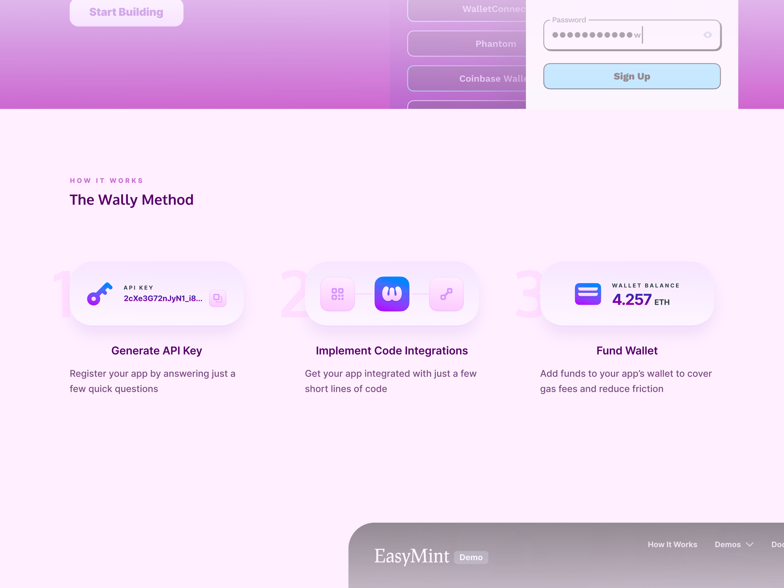 Wally Marketing Site