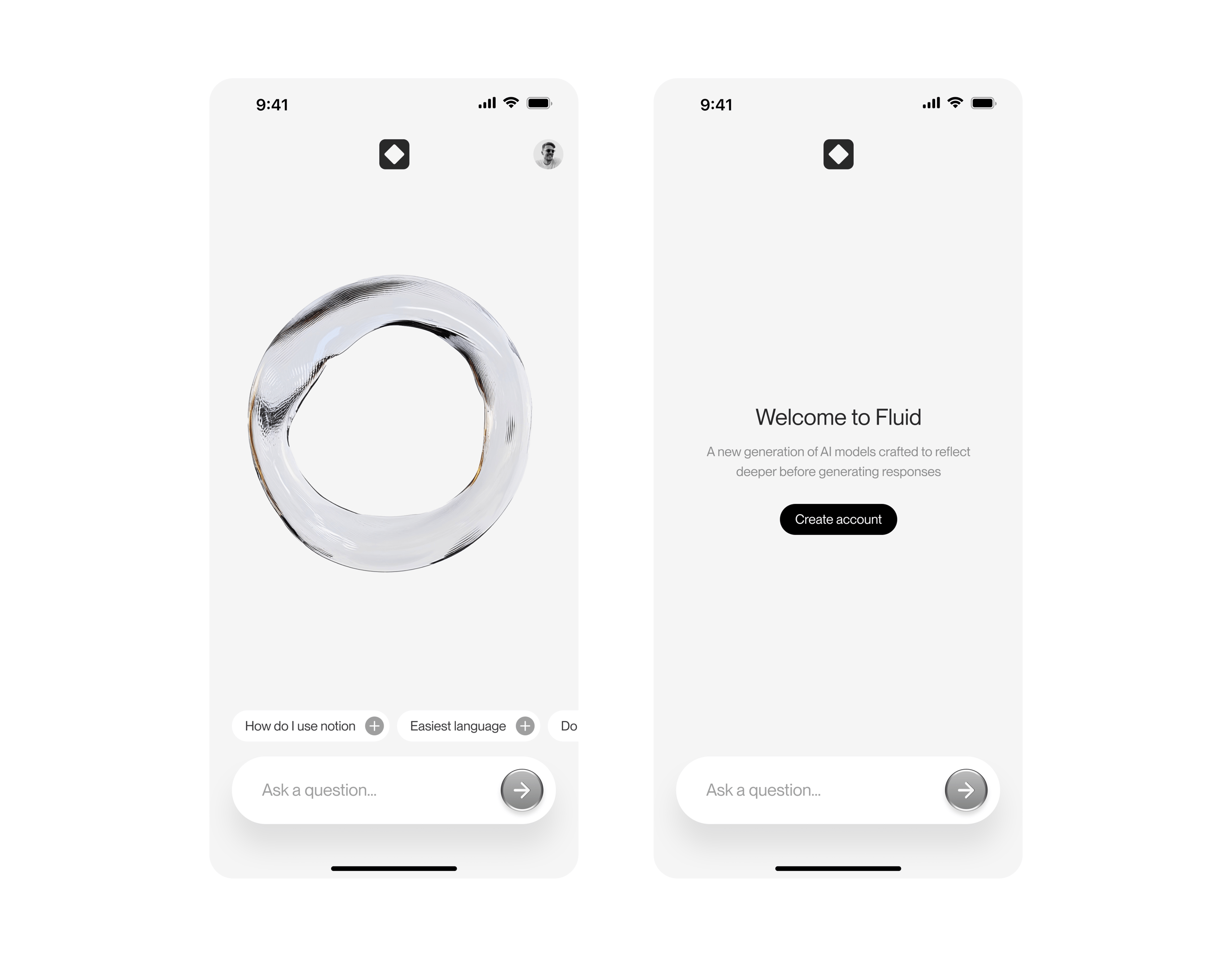 AI assistant / chat app