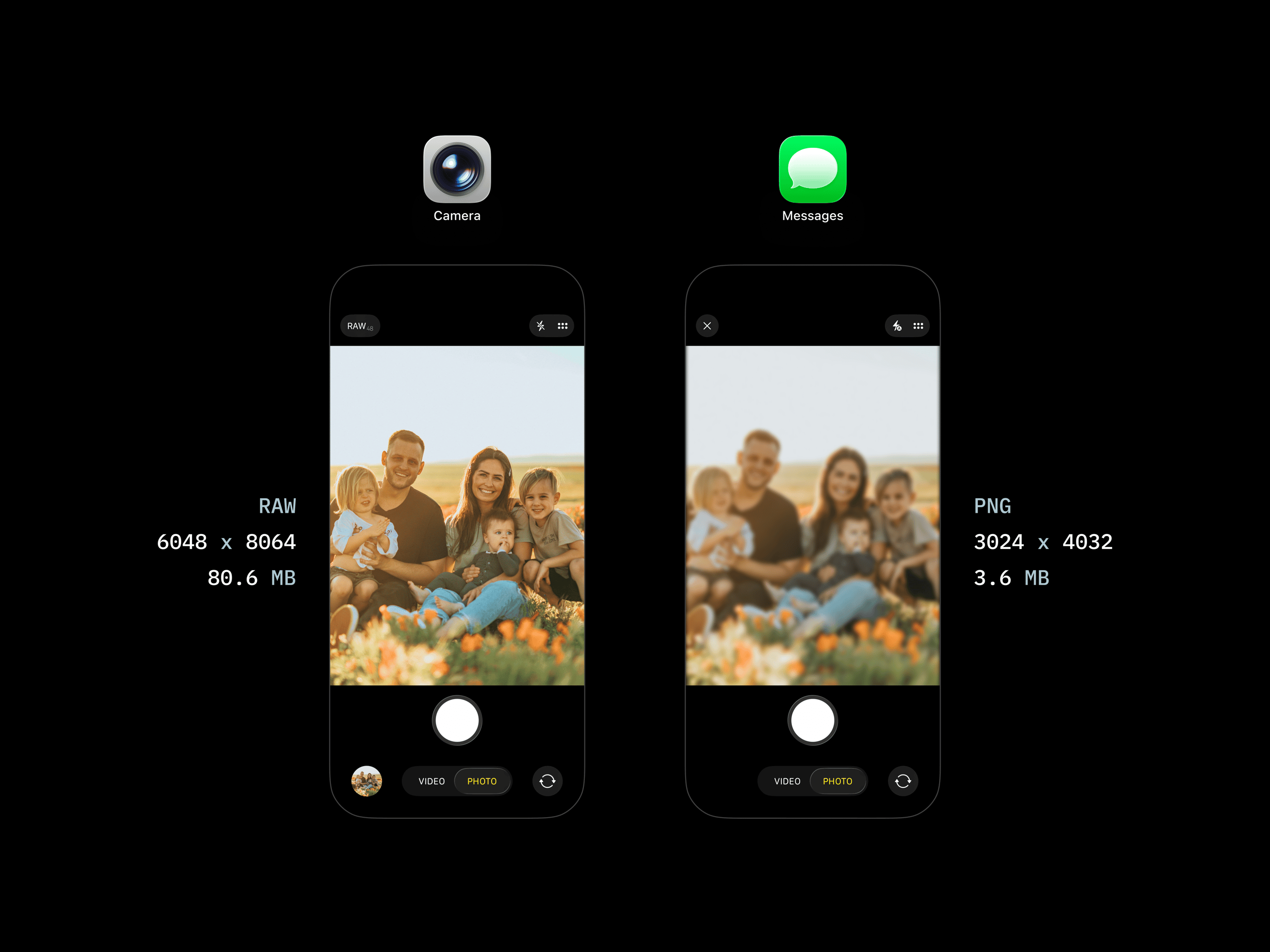 iOS 26 Image Quality in Camera and Messages App