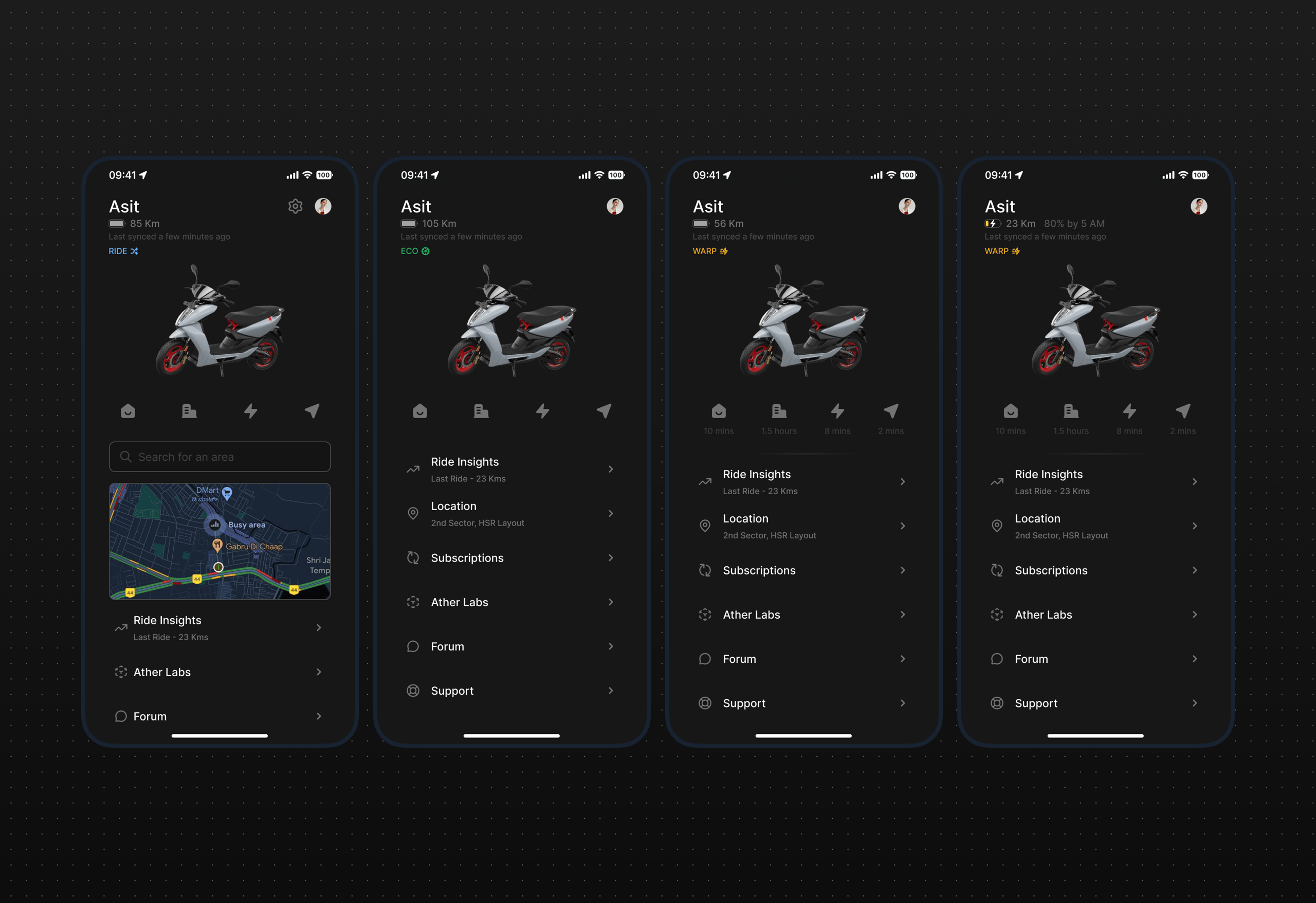 Ather App Redesign