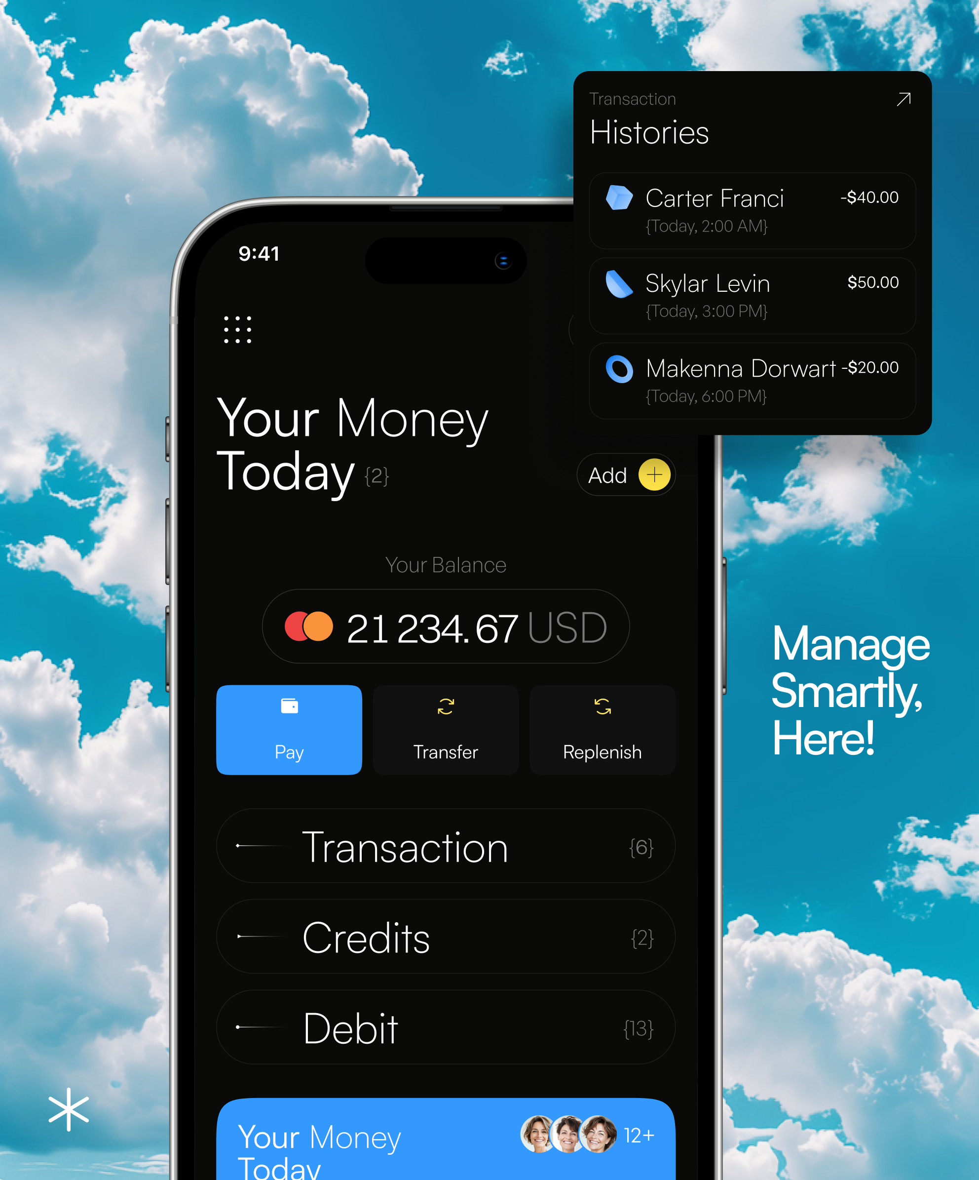 Moneta - Finance Mobile App