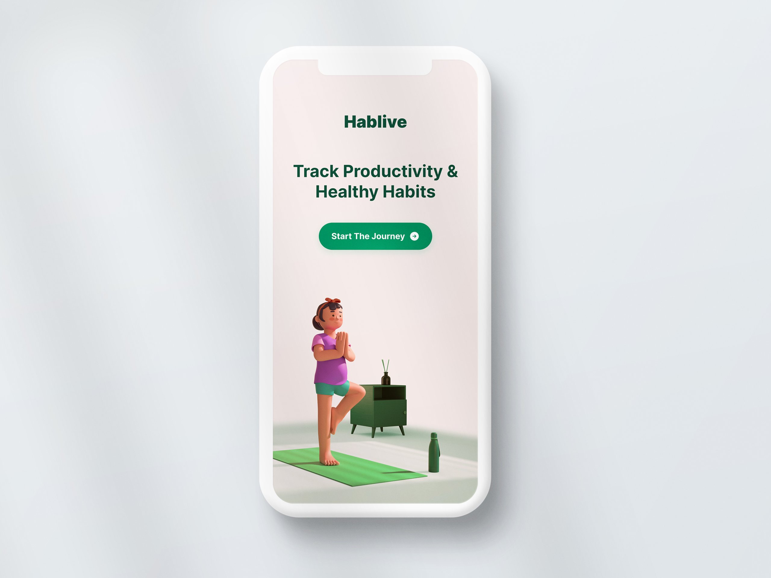 Habit Tracker UI Design-Splash Screen