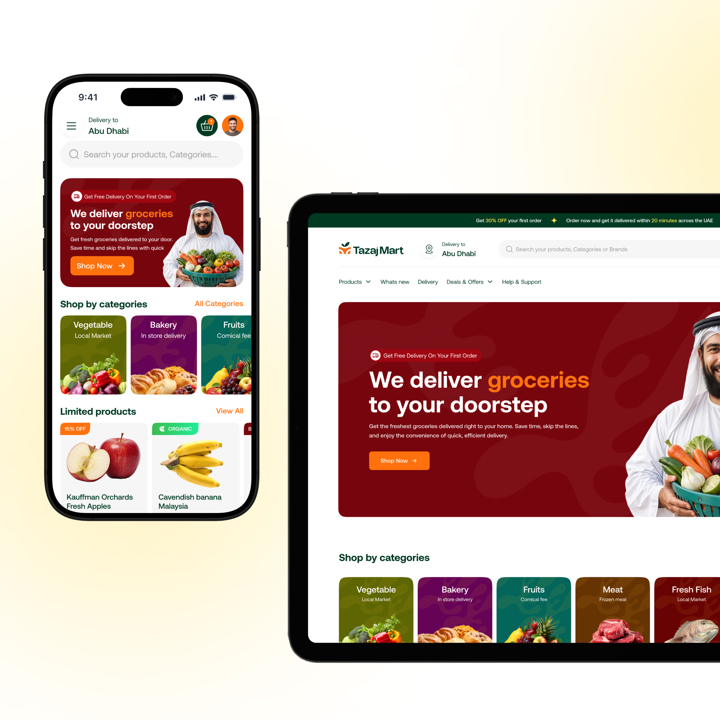 Grocery Shopping Website | Online shopping | Mobile Responsive
