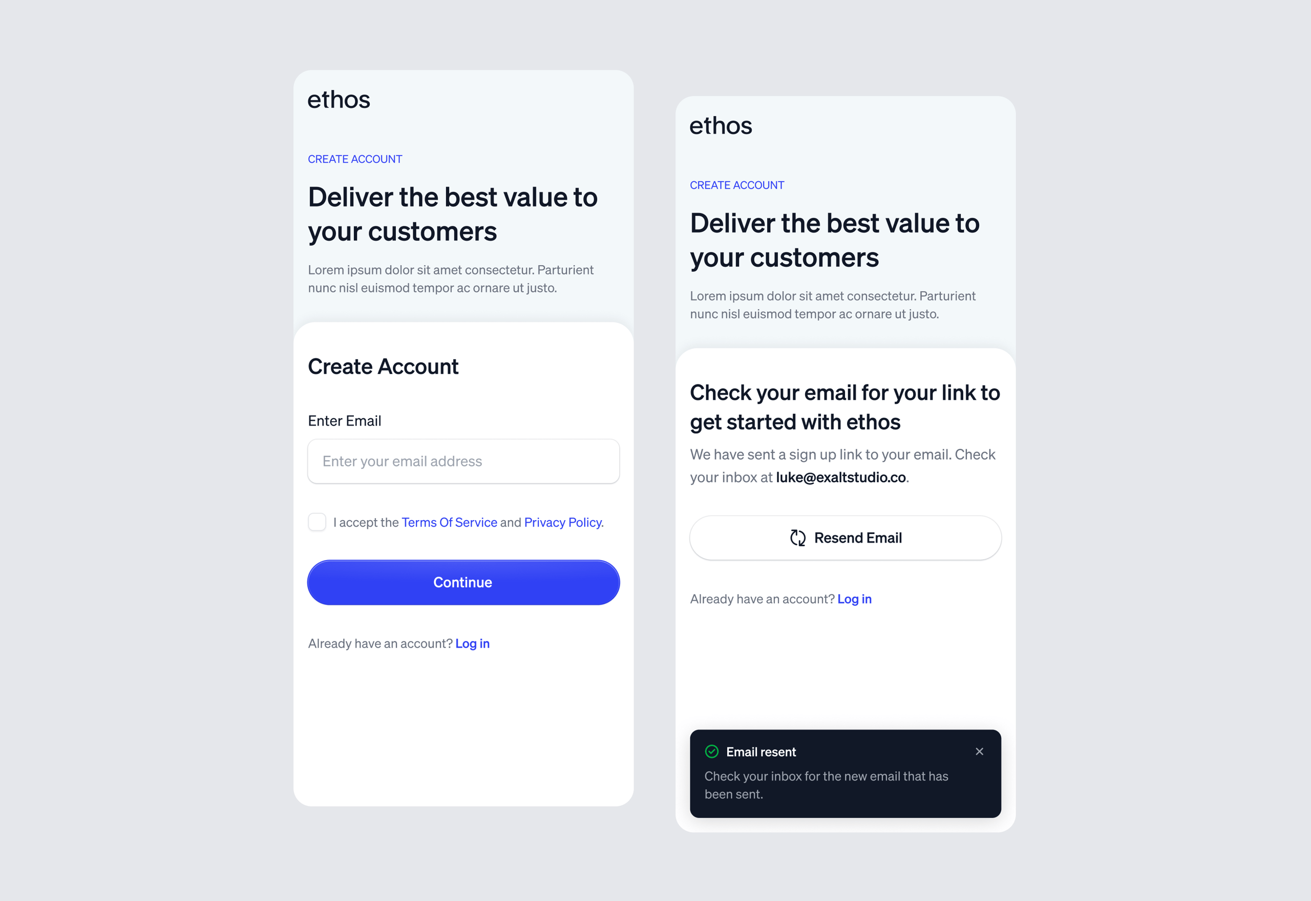 Sign Up Screen [Mobile]
