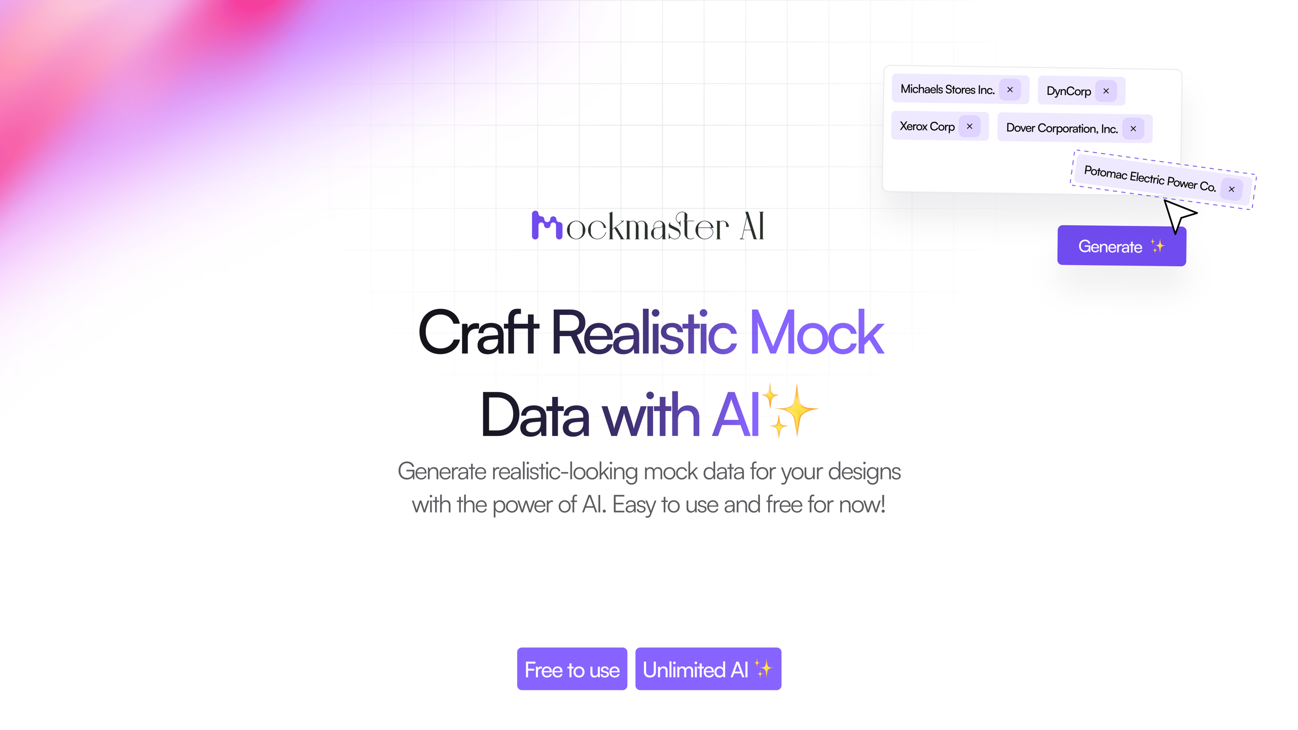 MockMaster AI - Plugin to craft Mock Data