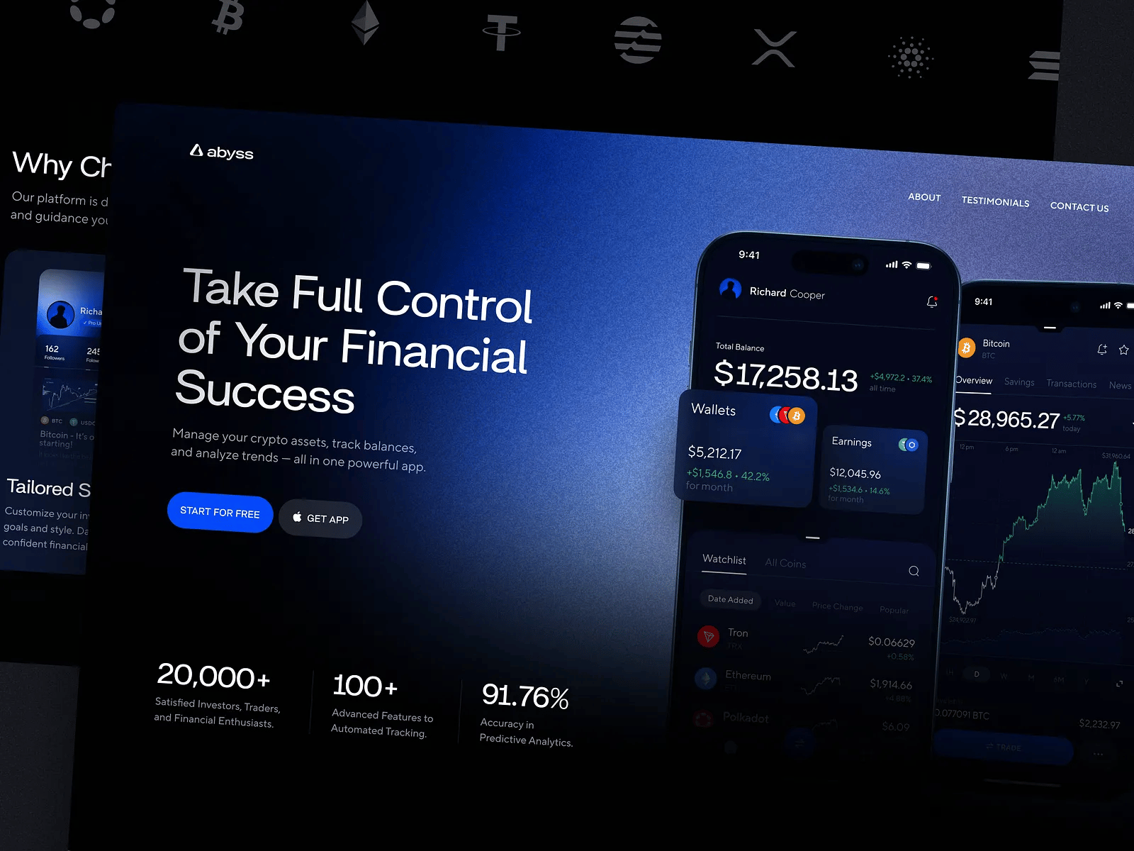 Landing Page Design for Crypto Exchange Platform by Shakuro | Layers