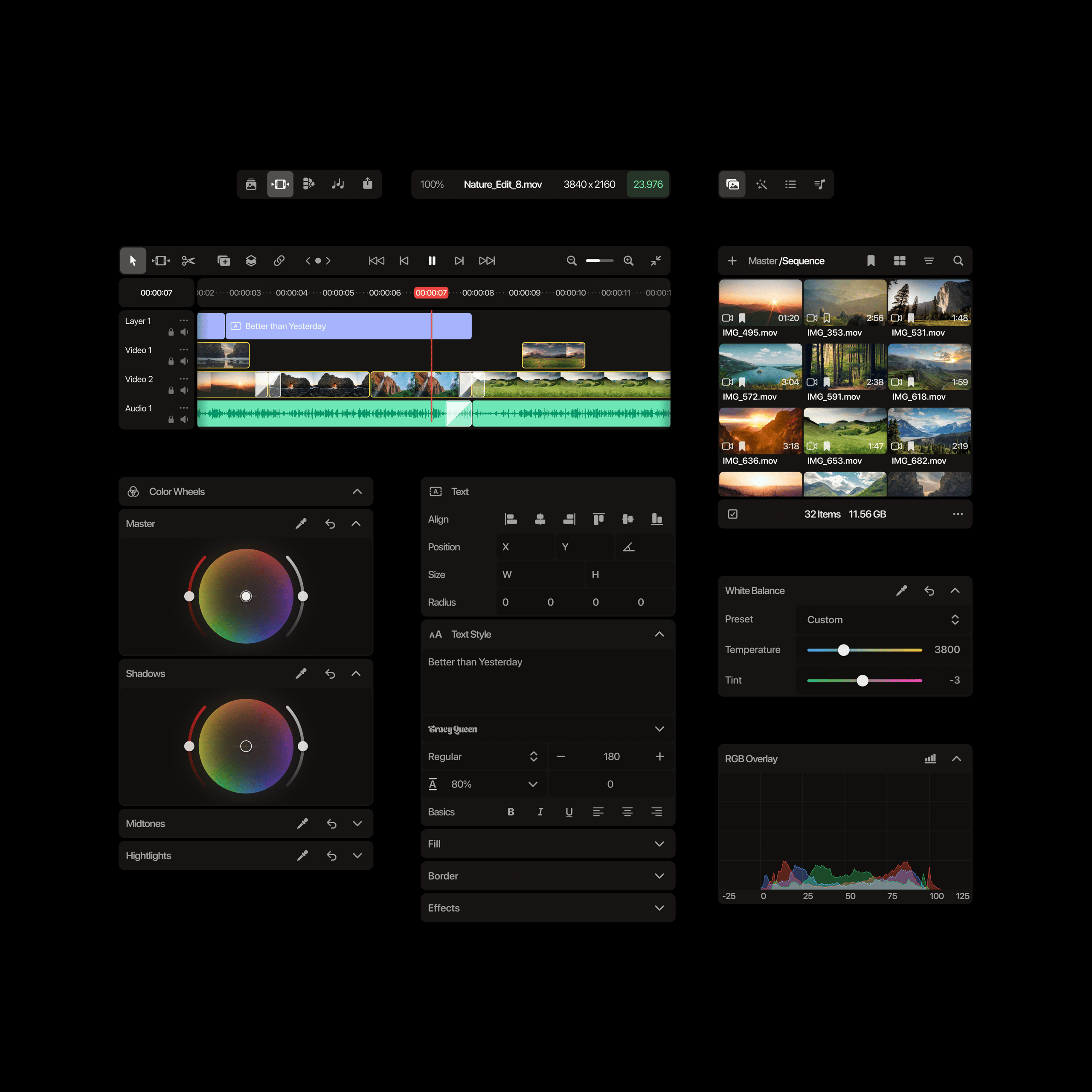 video edit components by Dennis Duhme | Layers