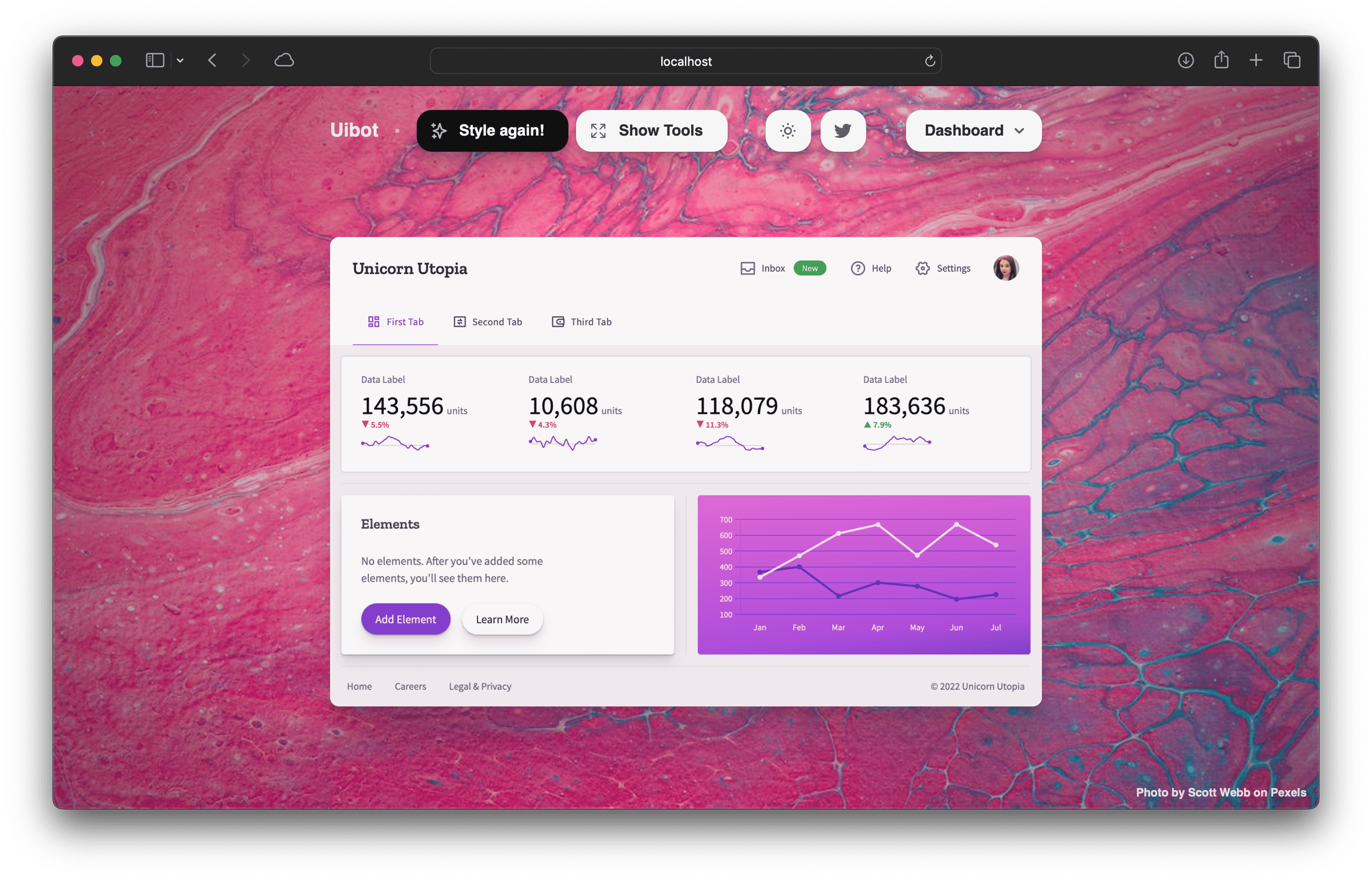 Uibot UI design
