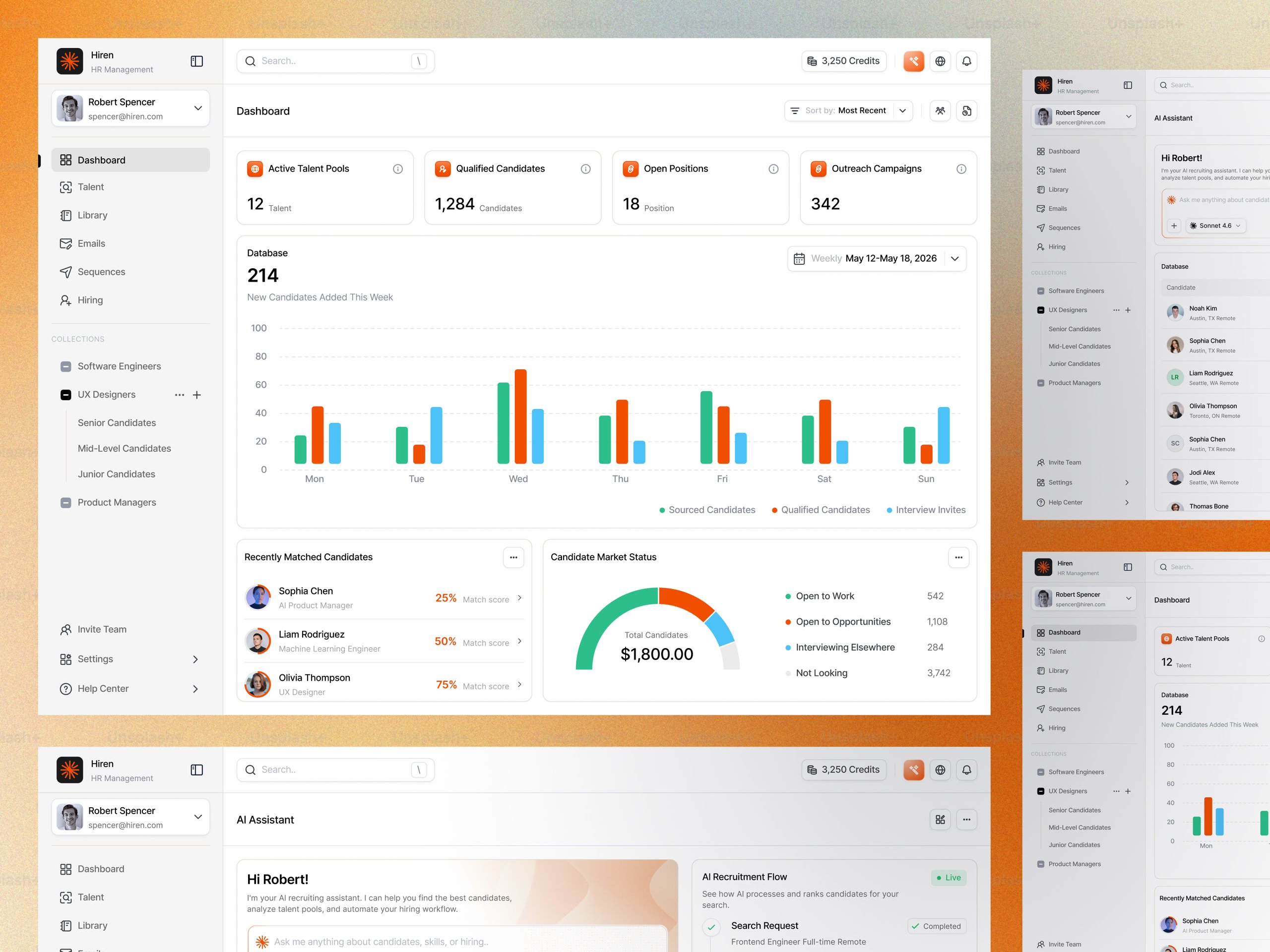 Hiren - HR AI Dashboard