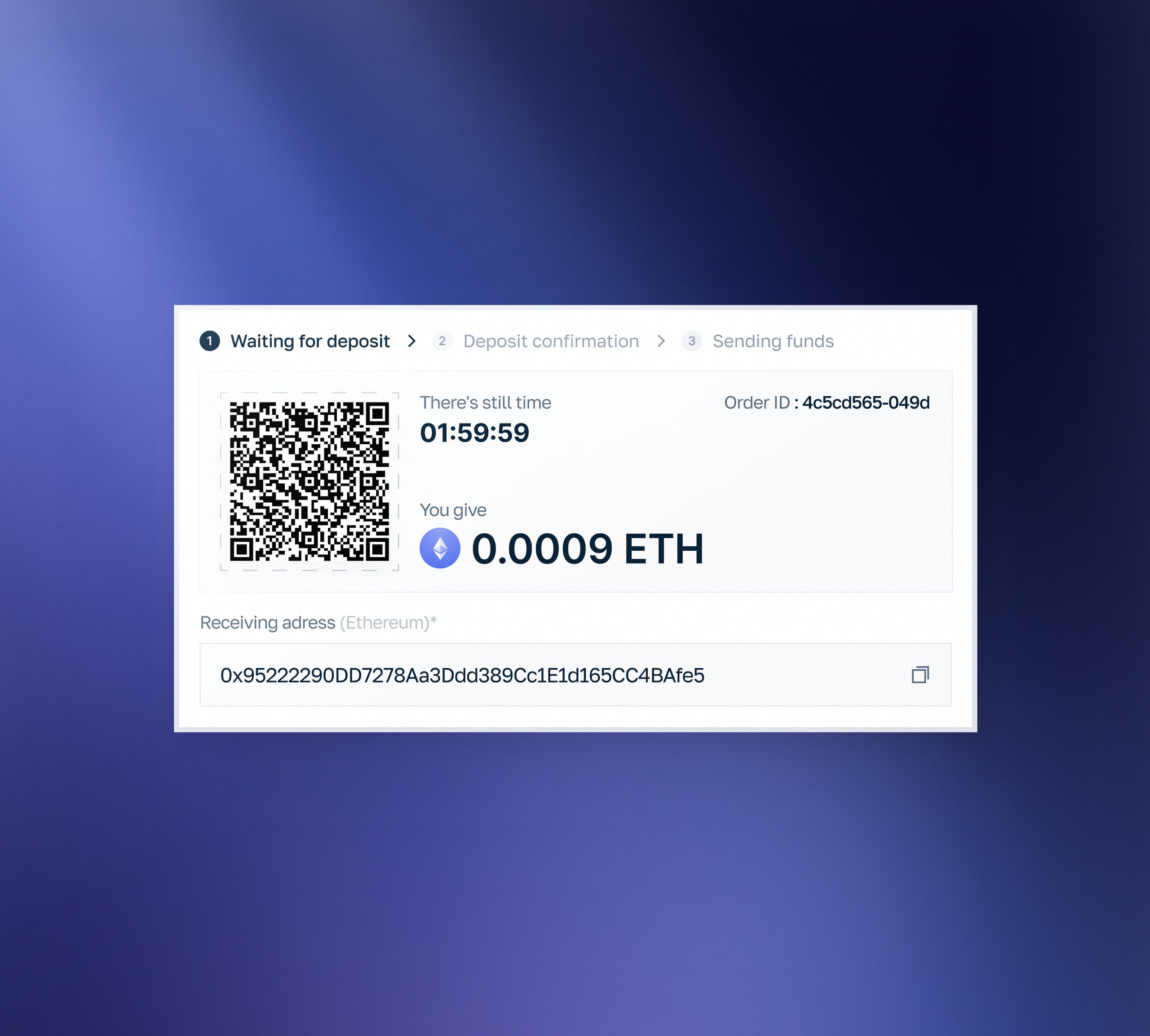 crypto waiting for deposit window by wlad | Layers