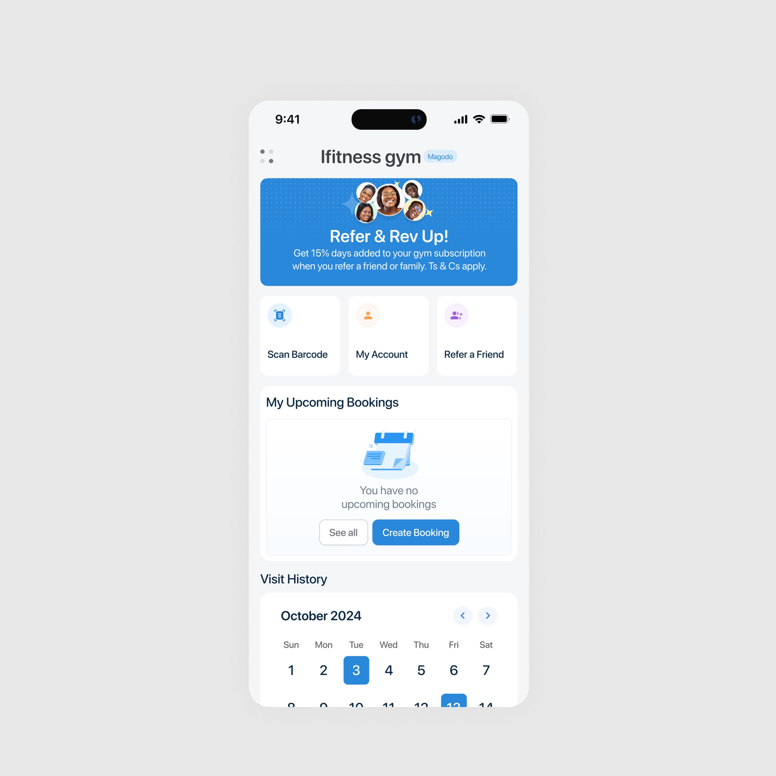 Ifitness app redesign