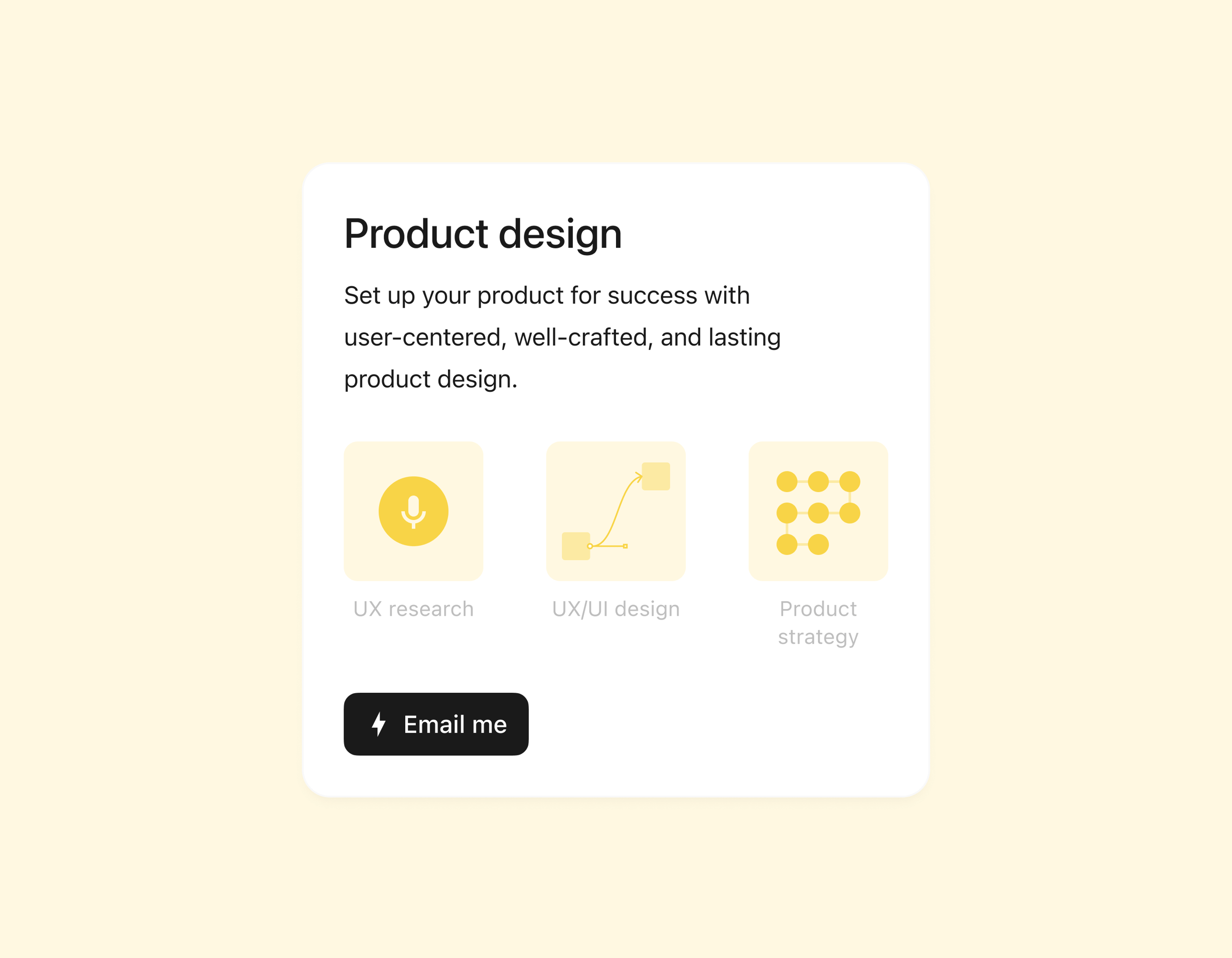 Product design