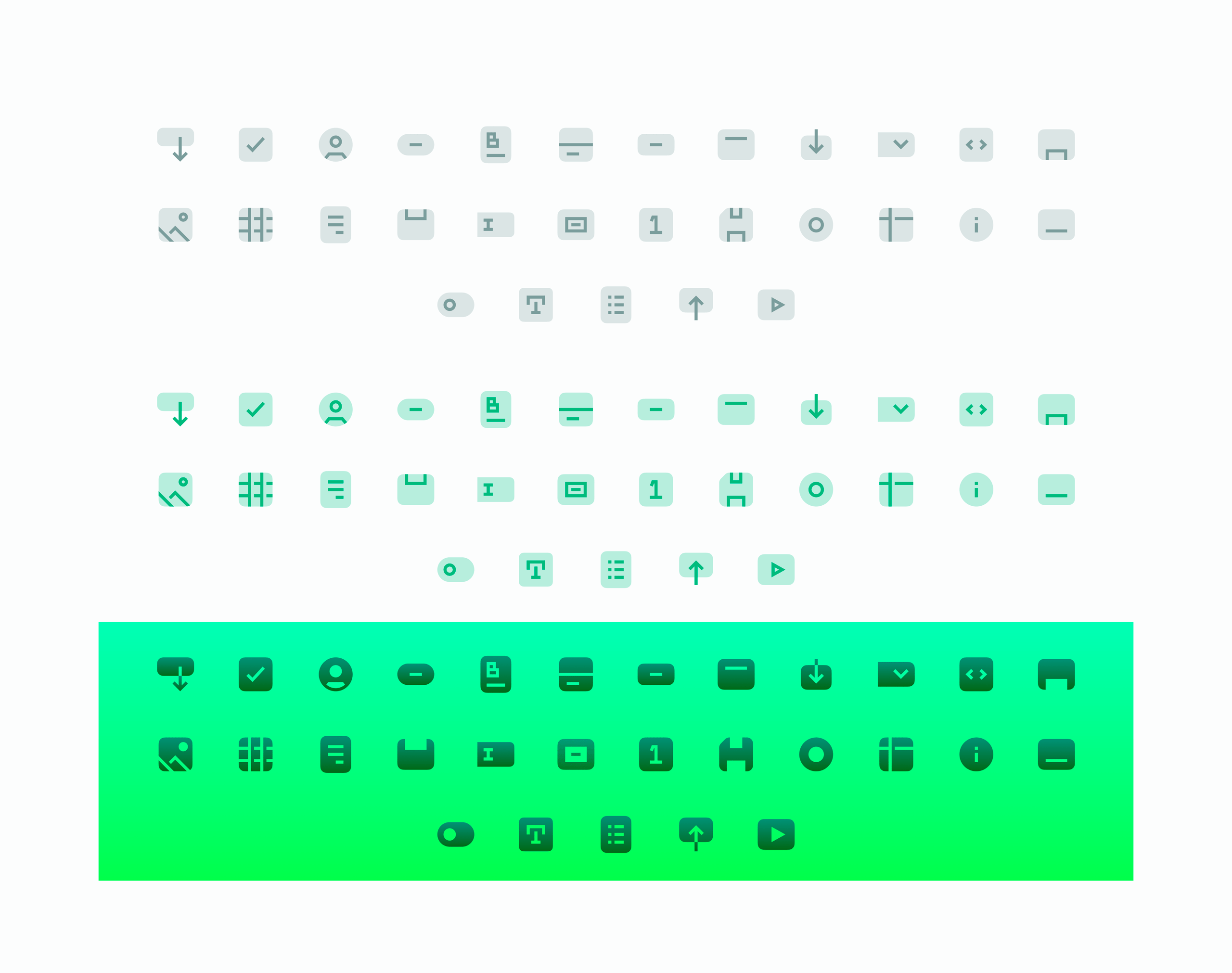 Subtle UI Icons Work-in-Progress - Light Mode